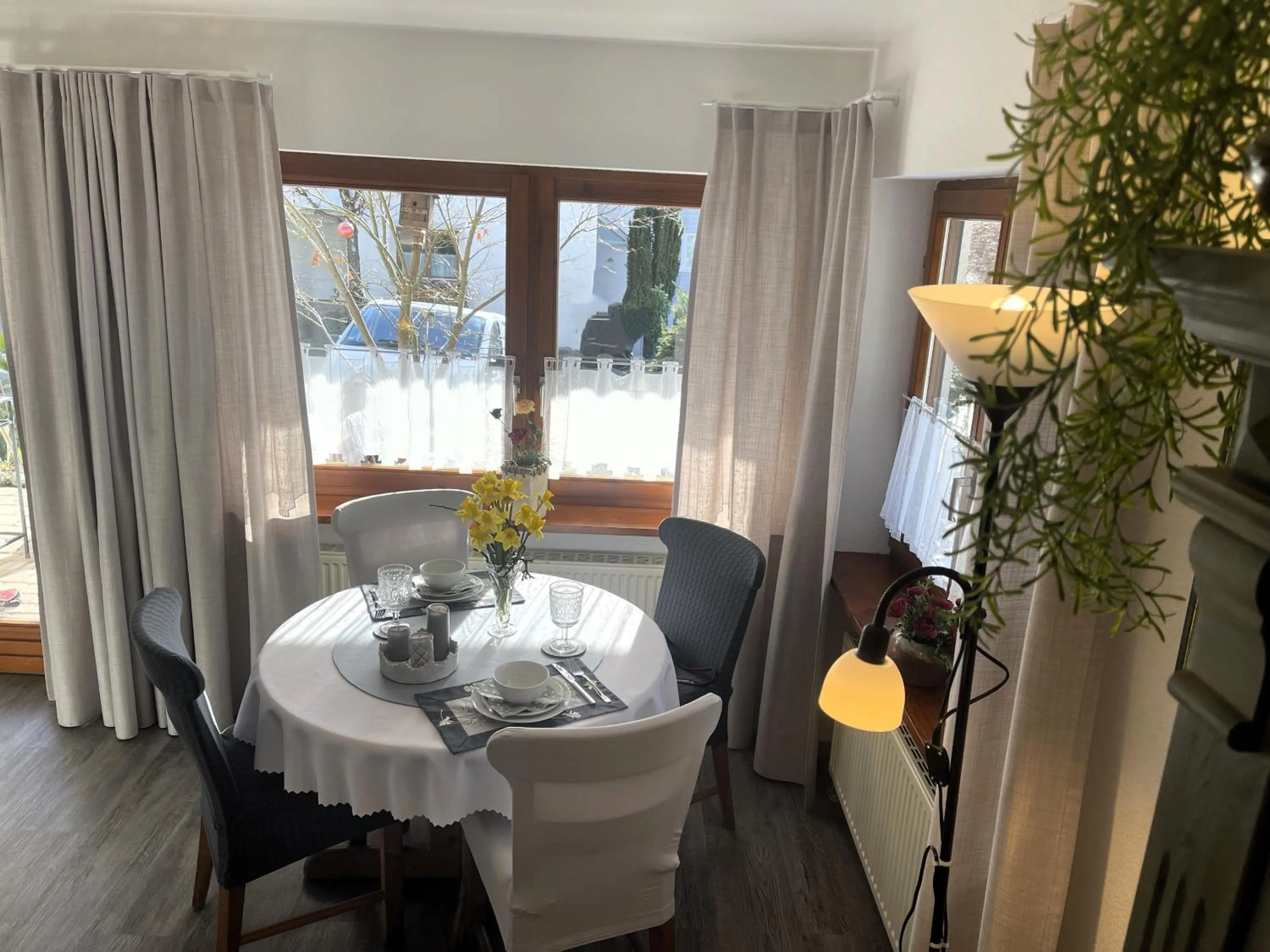 Dining area in Ferienwohnung Angelika