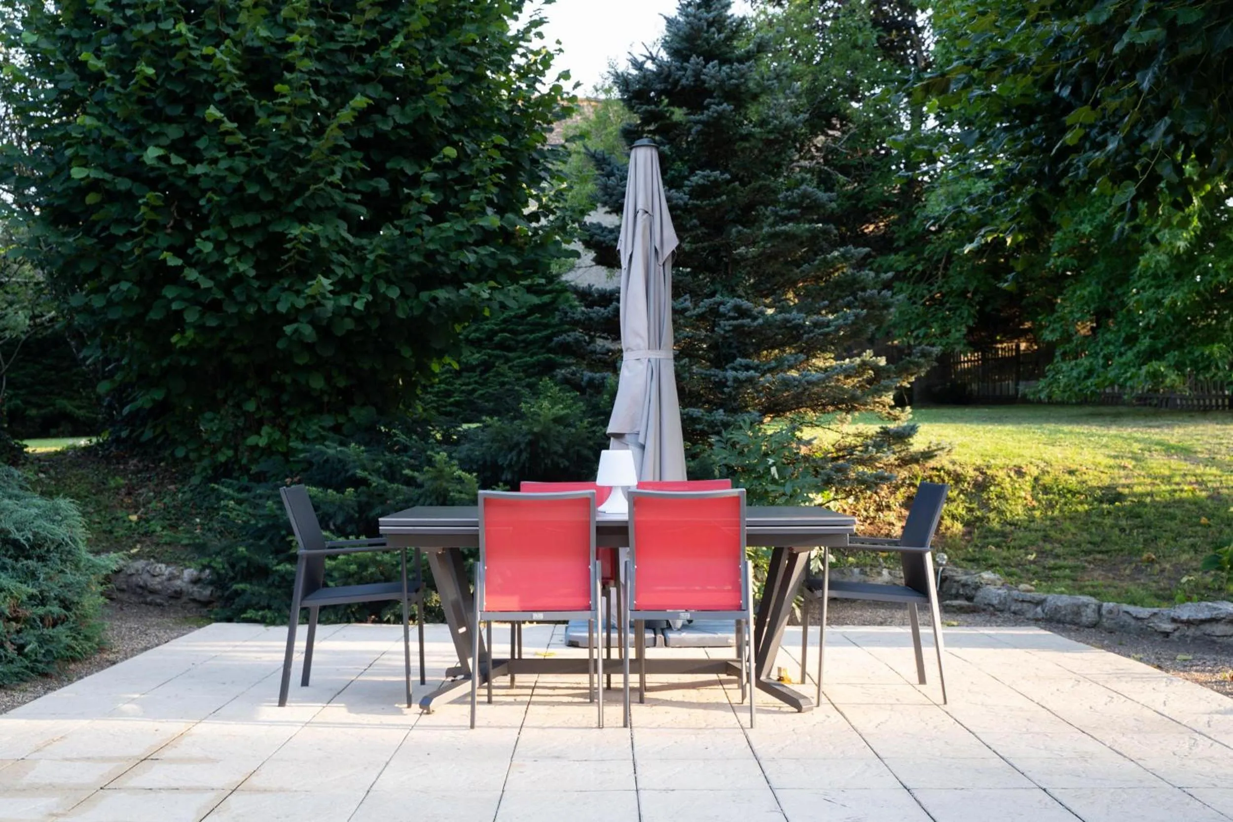 Garden in Le Clos de La Rousselière B and B