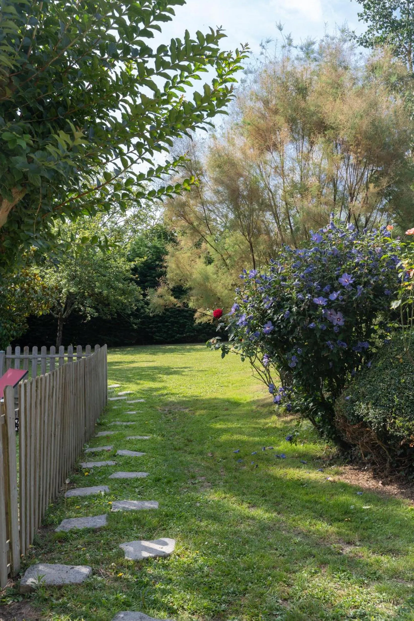 Garden in Le Clos de La Rousselière B and B