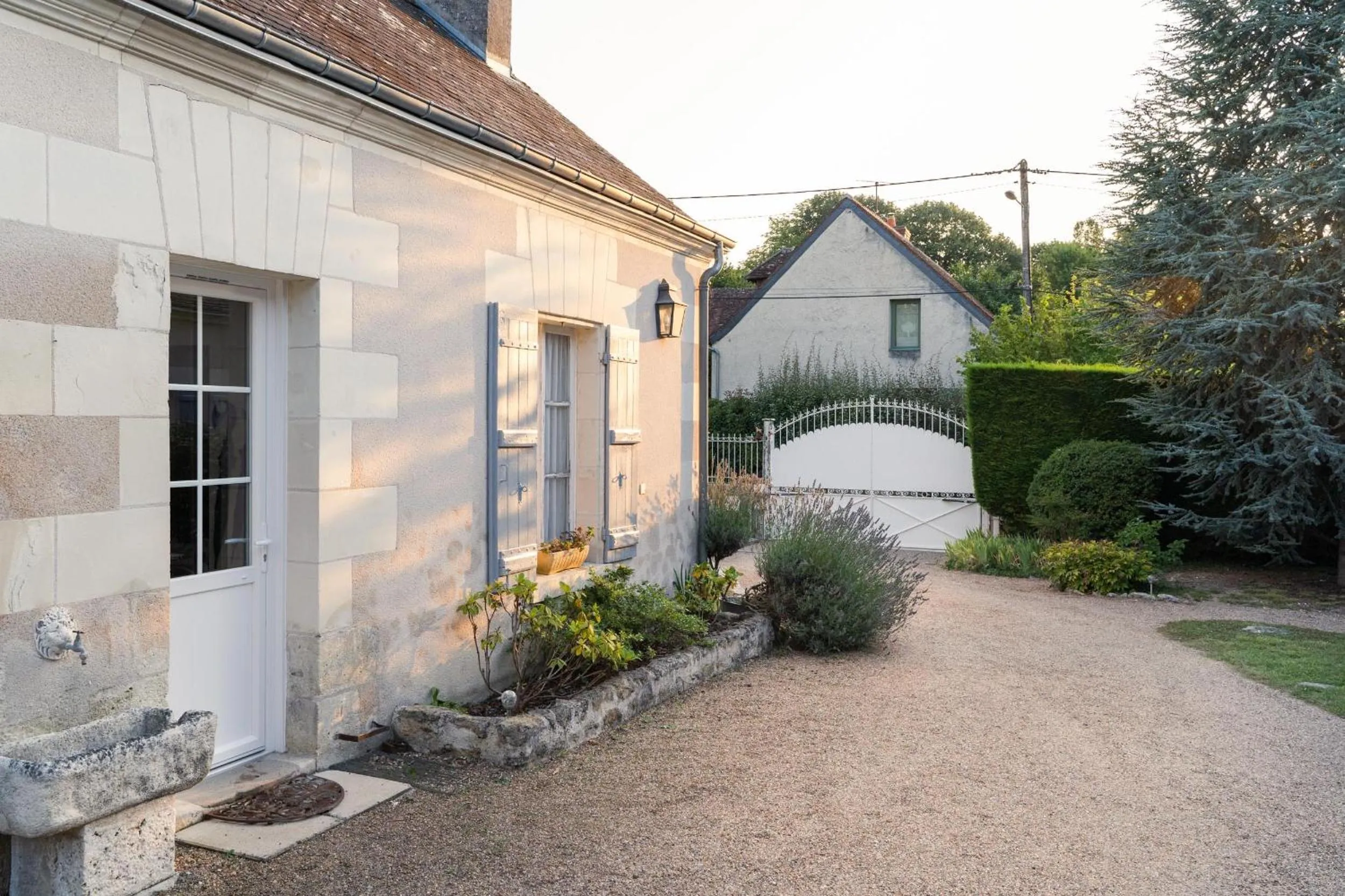 Garden in Le Clos de La Rousselière B and B