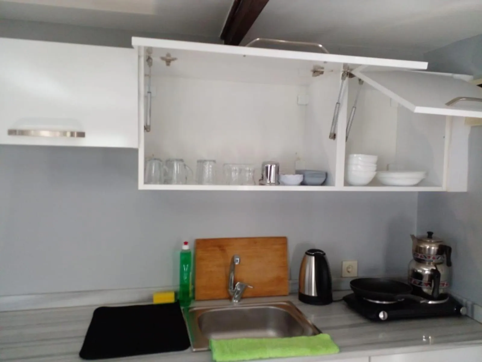 Kitchen or kitchenette in Kaftan Hotel