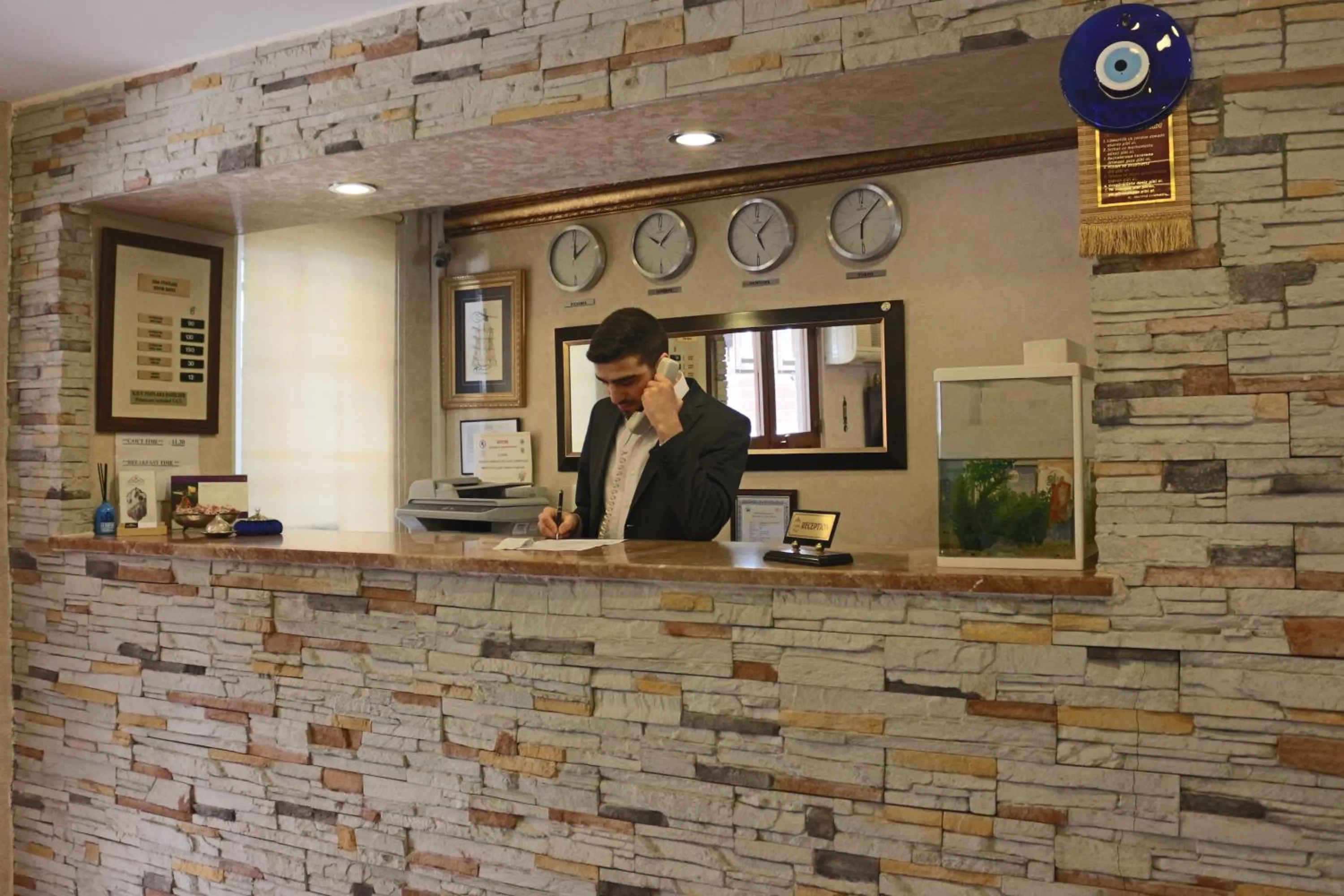 Lobby or reception in Kaftan Hotel