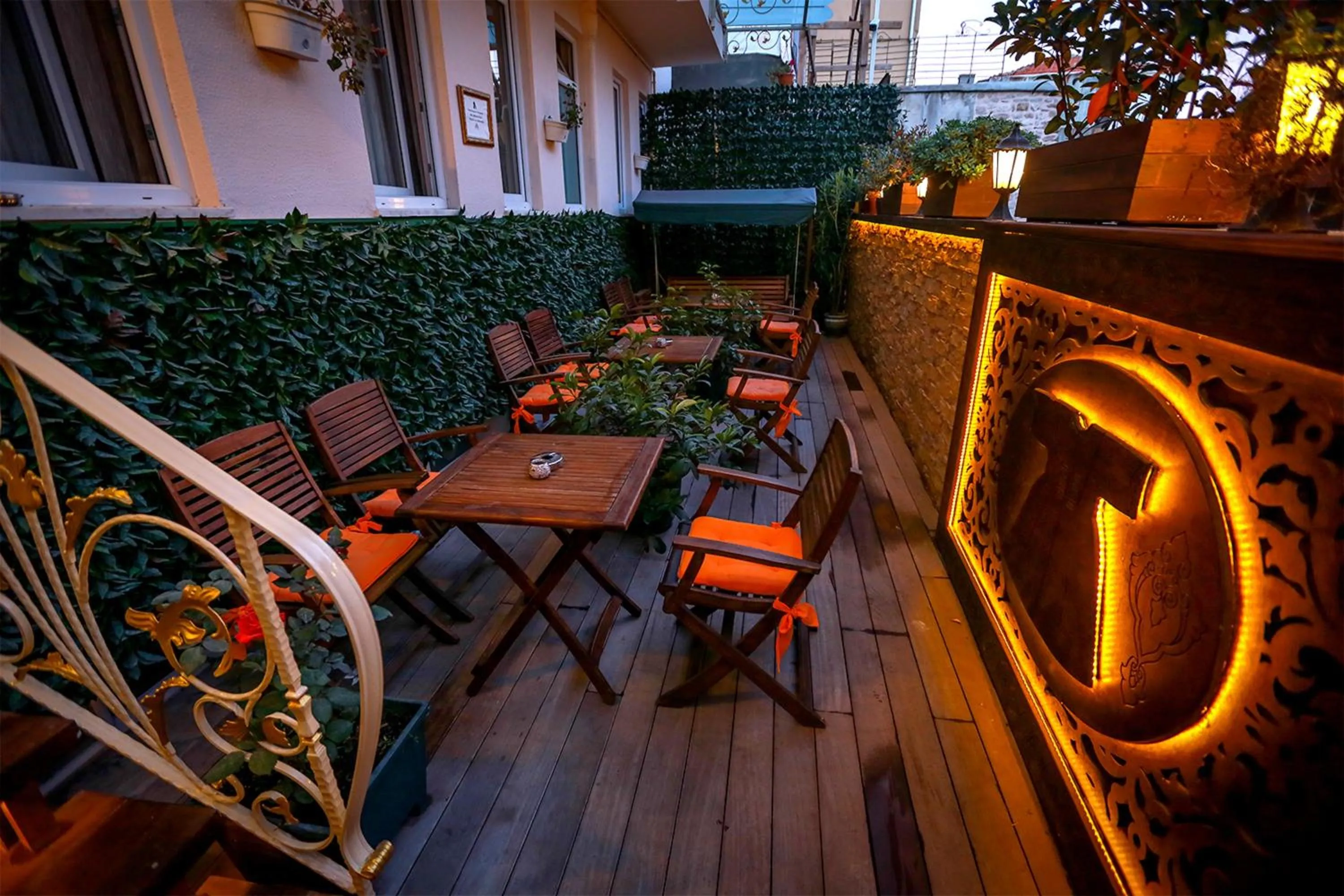 Patio in Kaftan Hotel