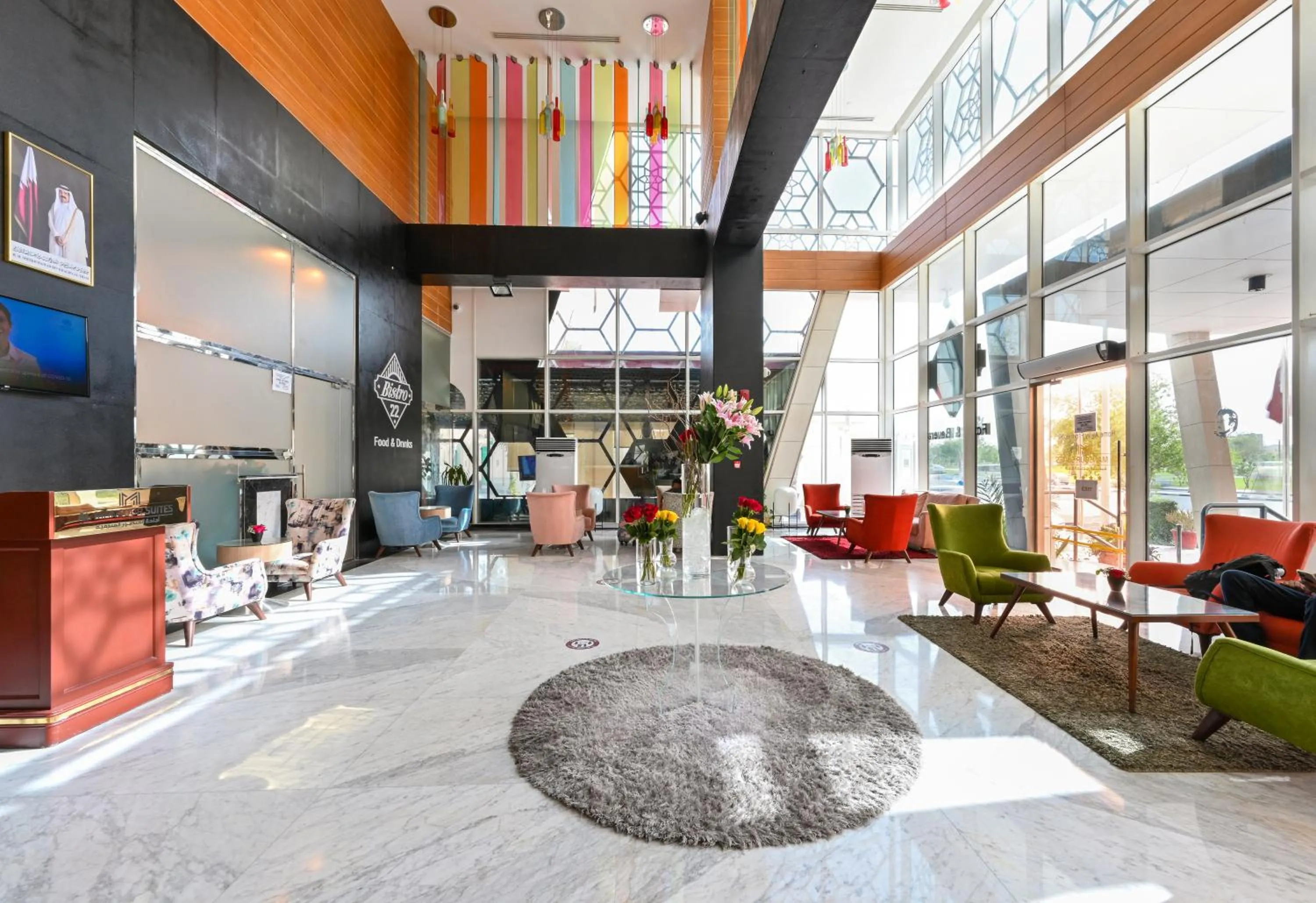 Property building in Al Mansour Suites Hotel