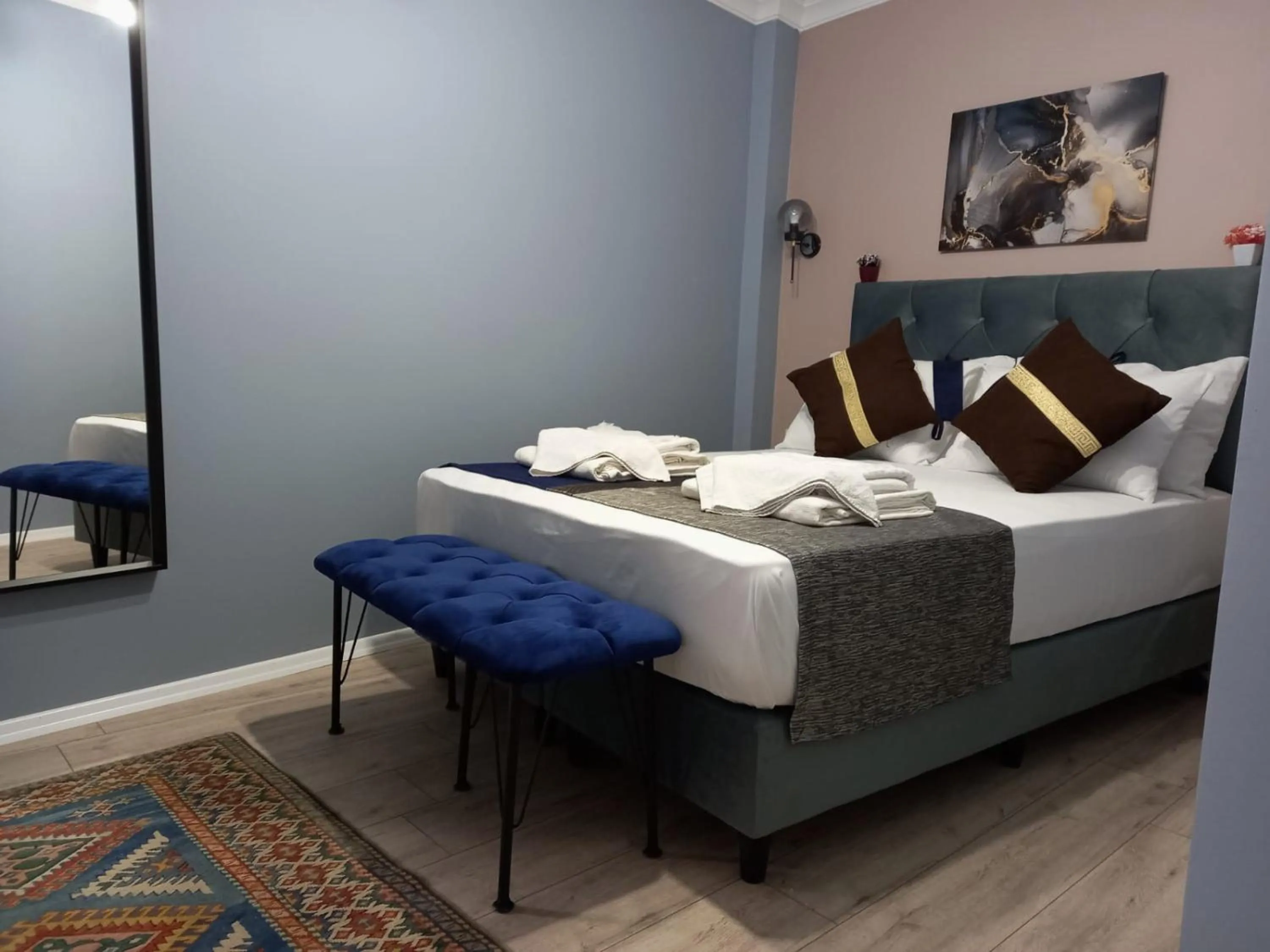 Bedroom, Bed in Emirhan Inn Hotel, Sultanahmet