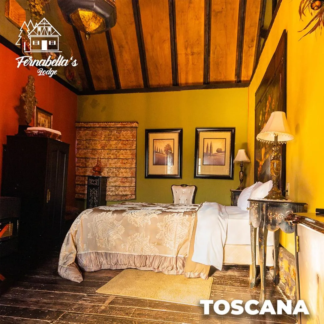Bed in Fernabella's Lodge