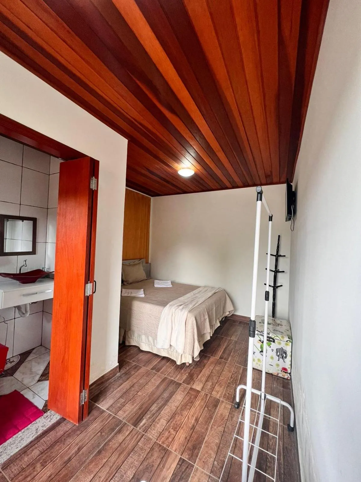 Bed in Pousada Araucária Village