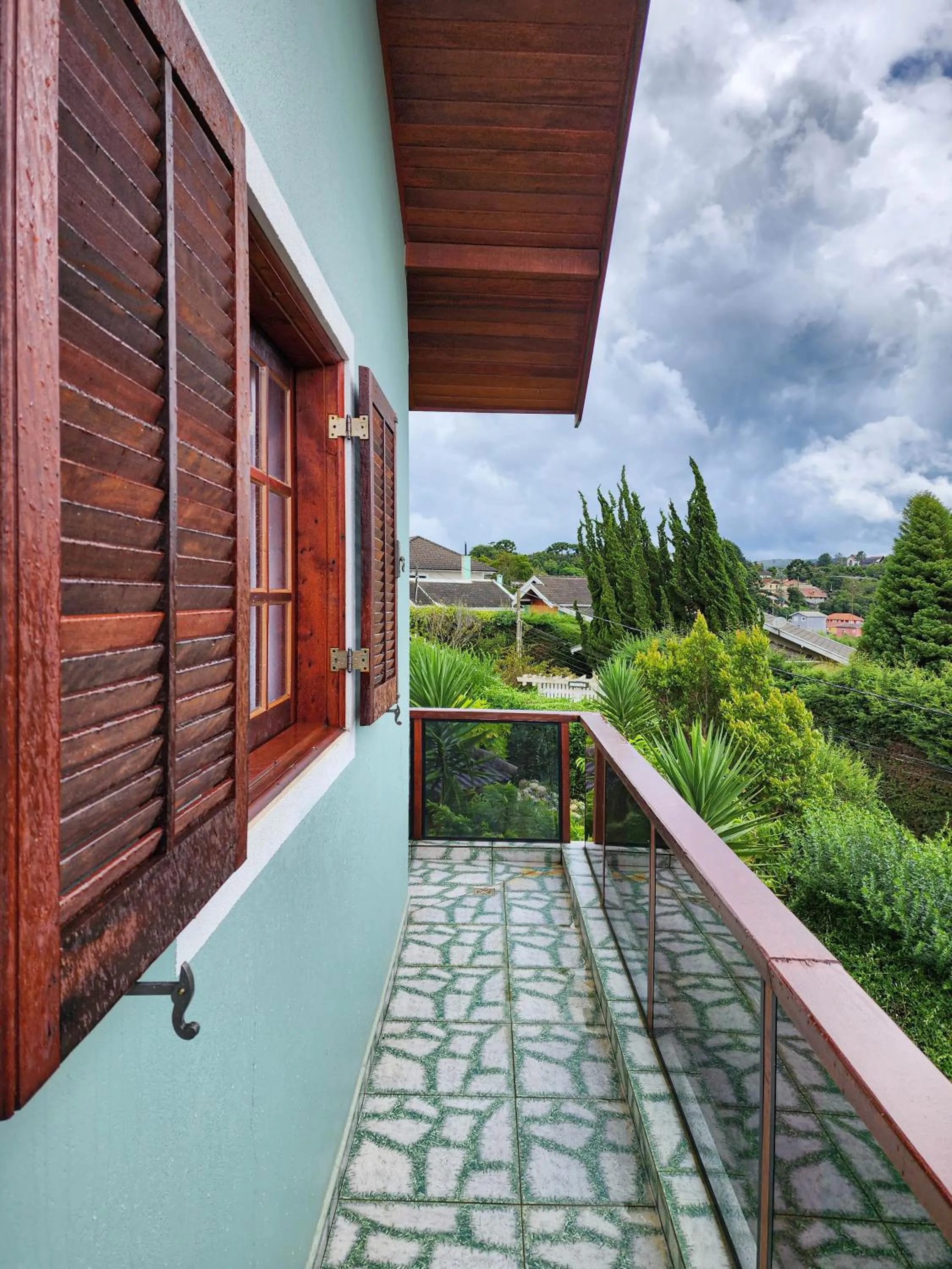 Balcony/Terrace in Pousada Araucária Village