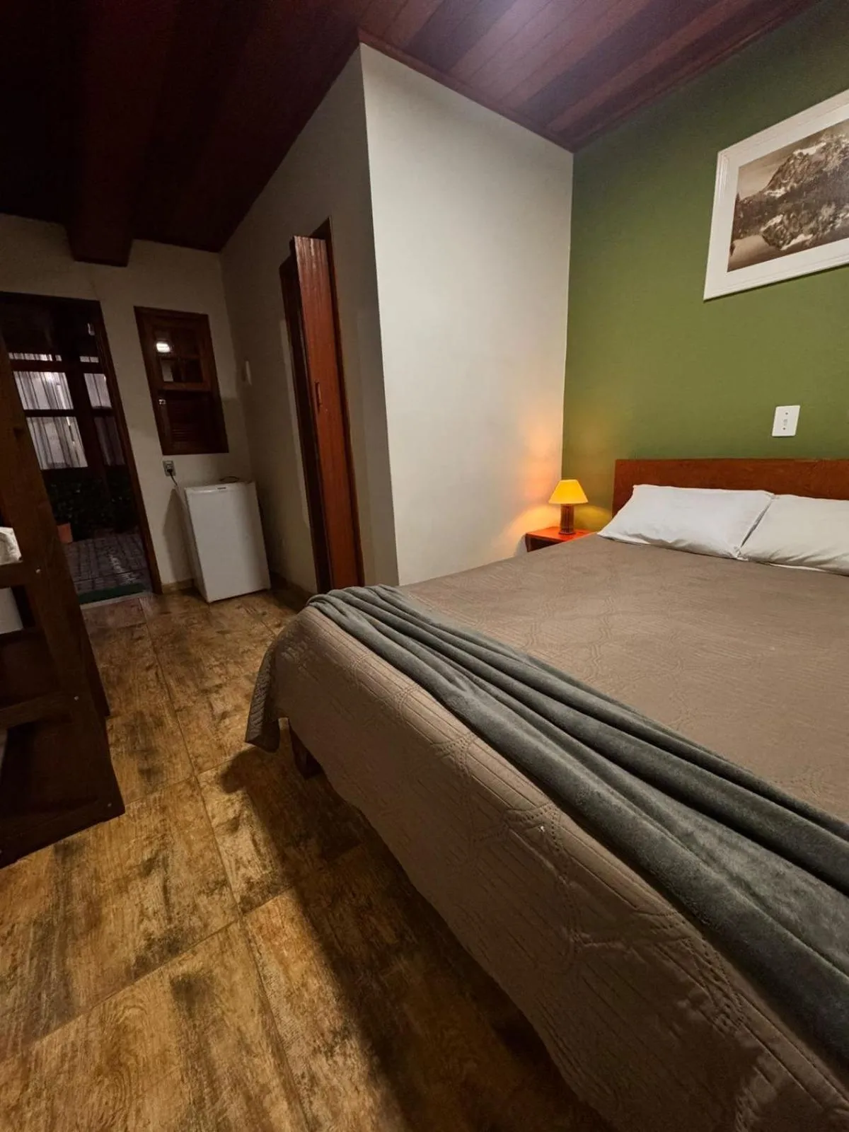 Bed in Pousada Araucária Village