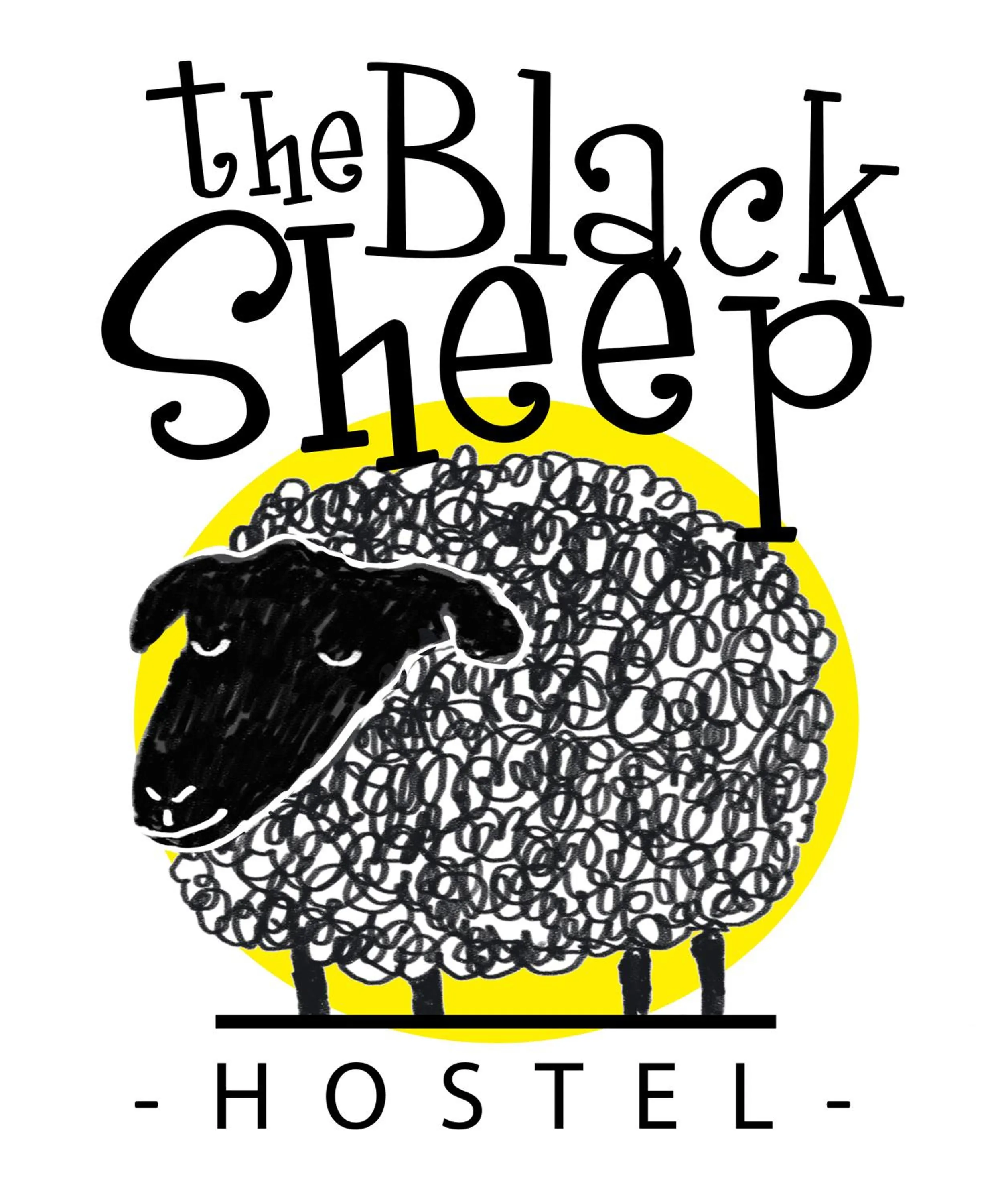 Property logo or sign in The Black Sheep Hostel
