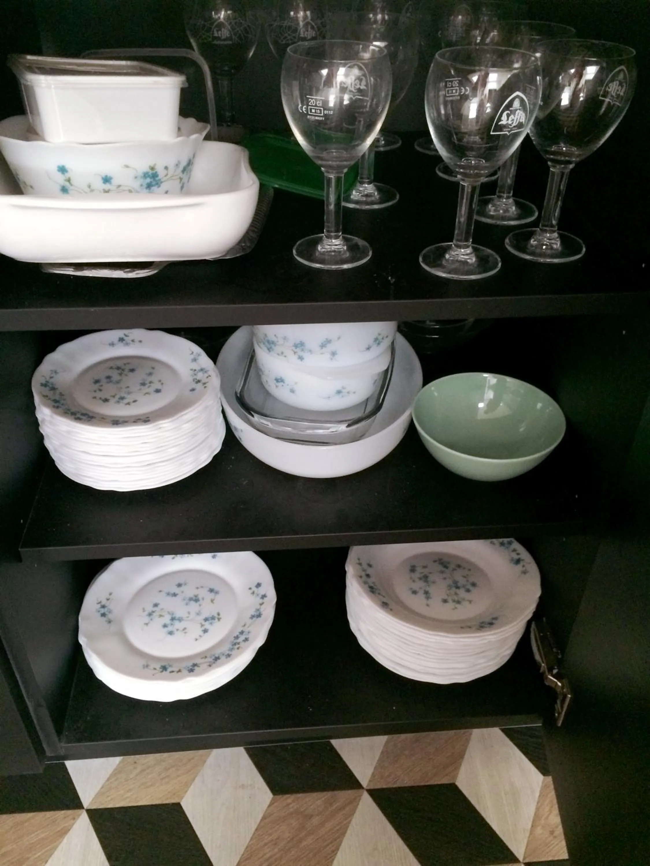 Communal kitchen in The Black Sheep Hostel