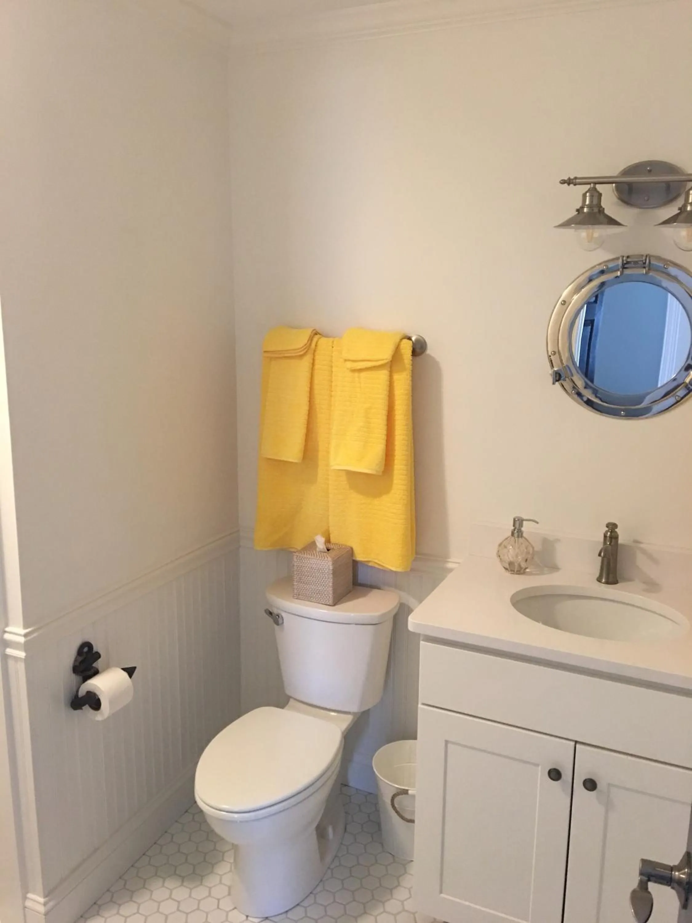 Toilet in Irish American INN