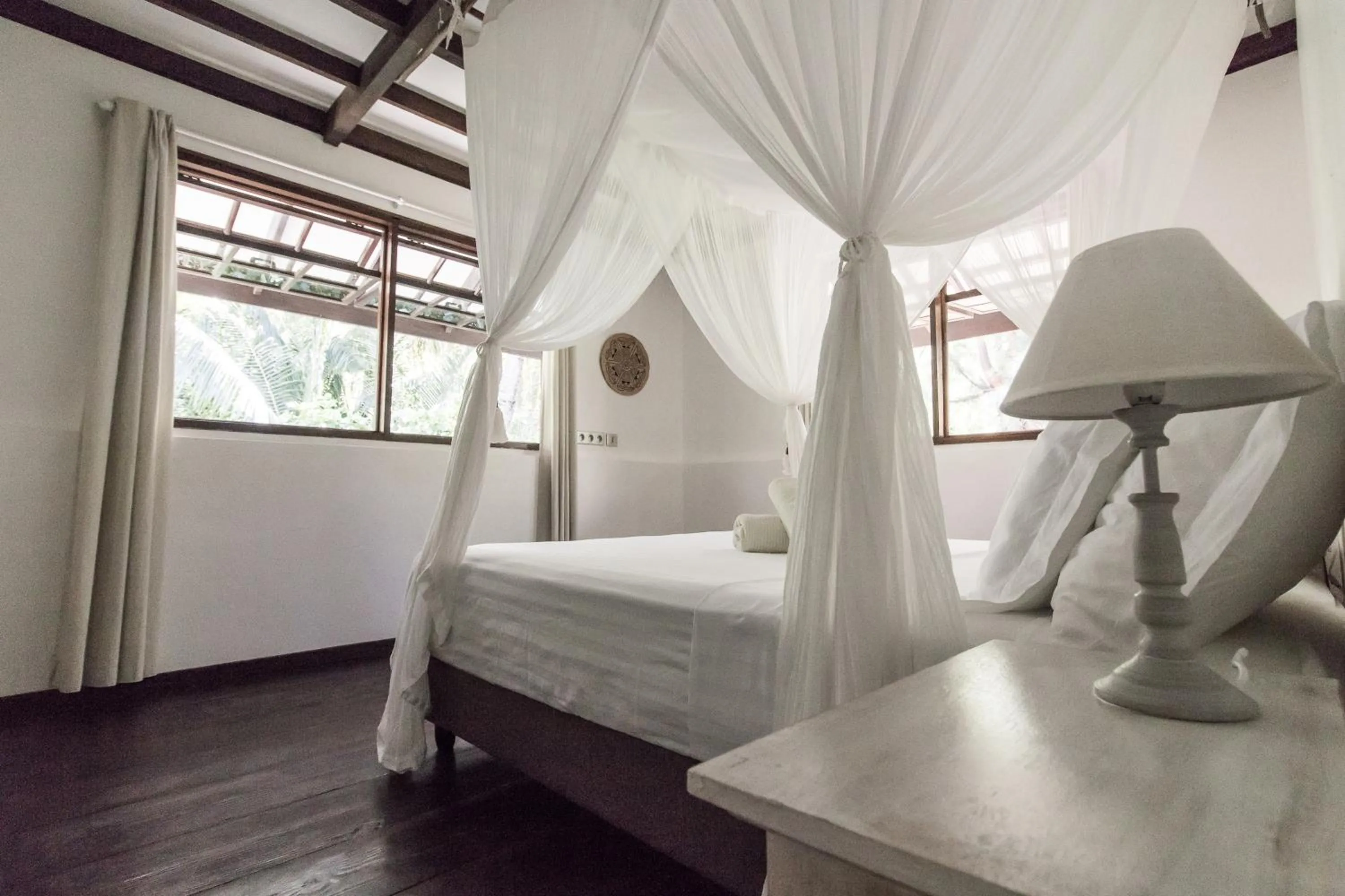 Bed in Le Coconut Lodge