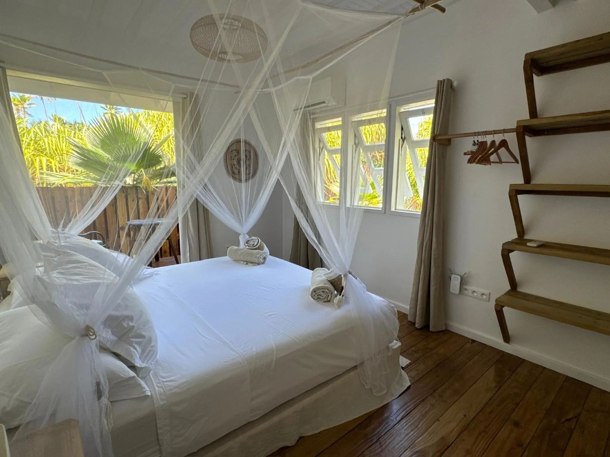 Bed in Le Coconut Lodge
