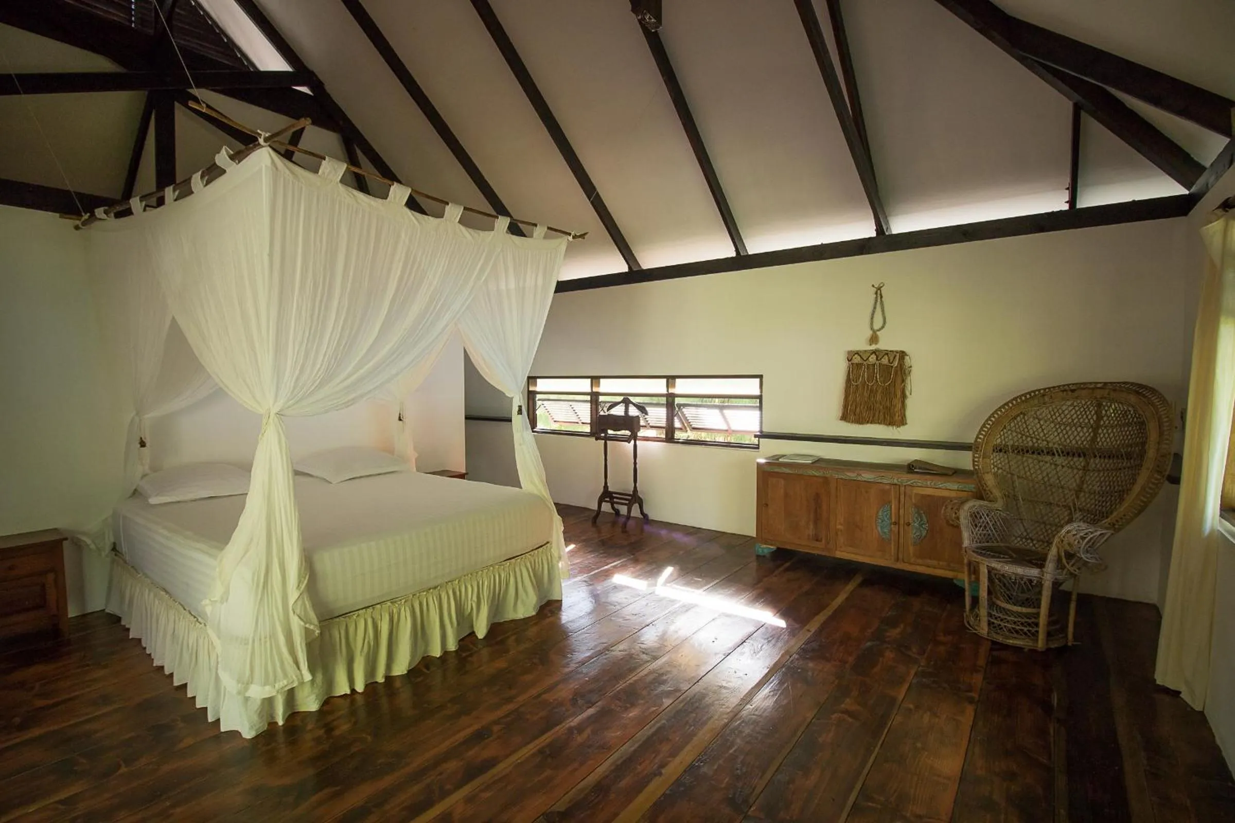 Bed in Le Coconut Lodge