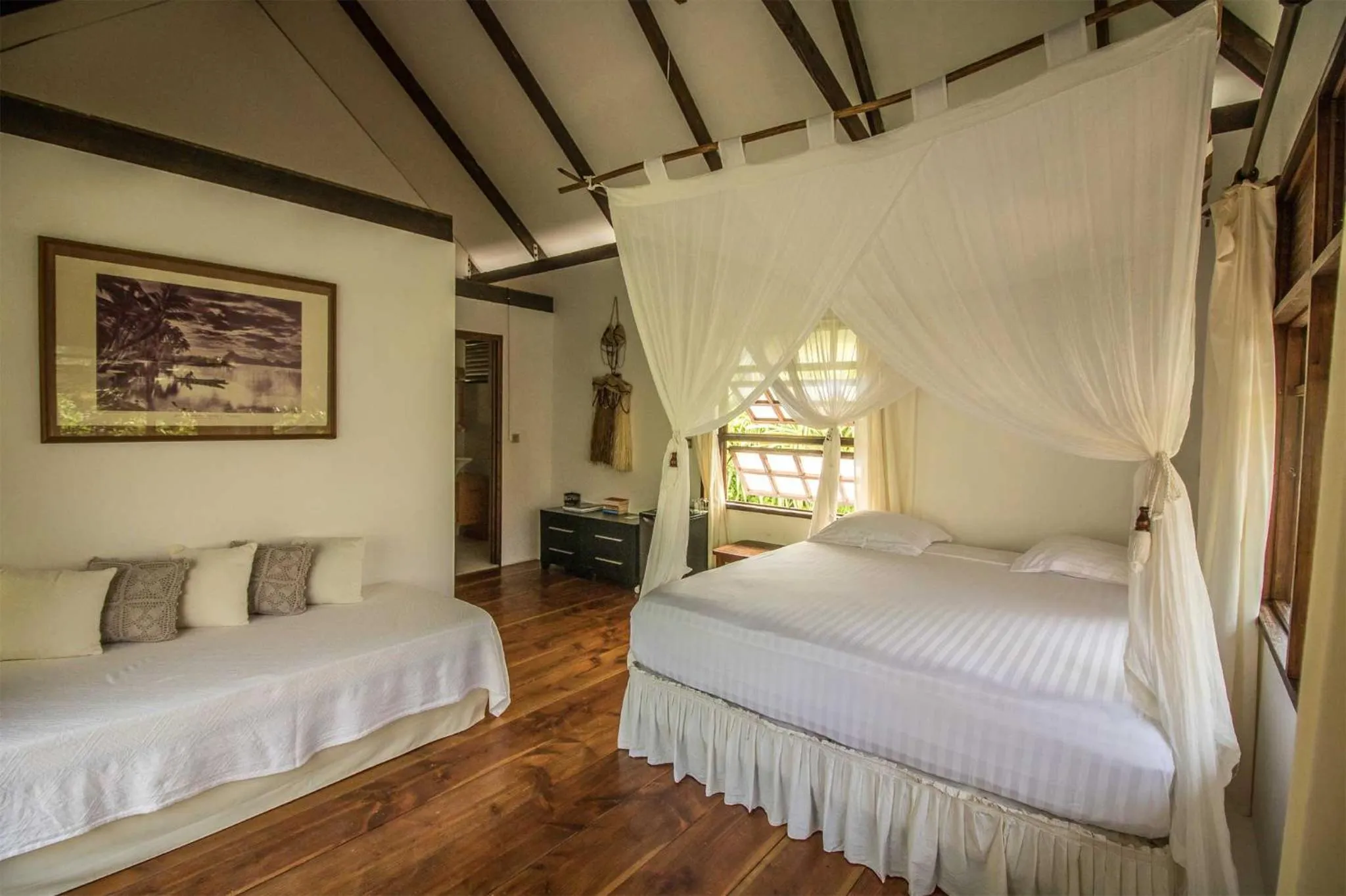 Bed in Le Coconut Lodge