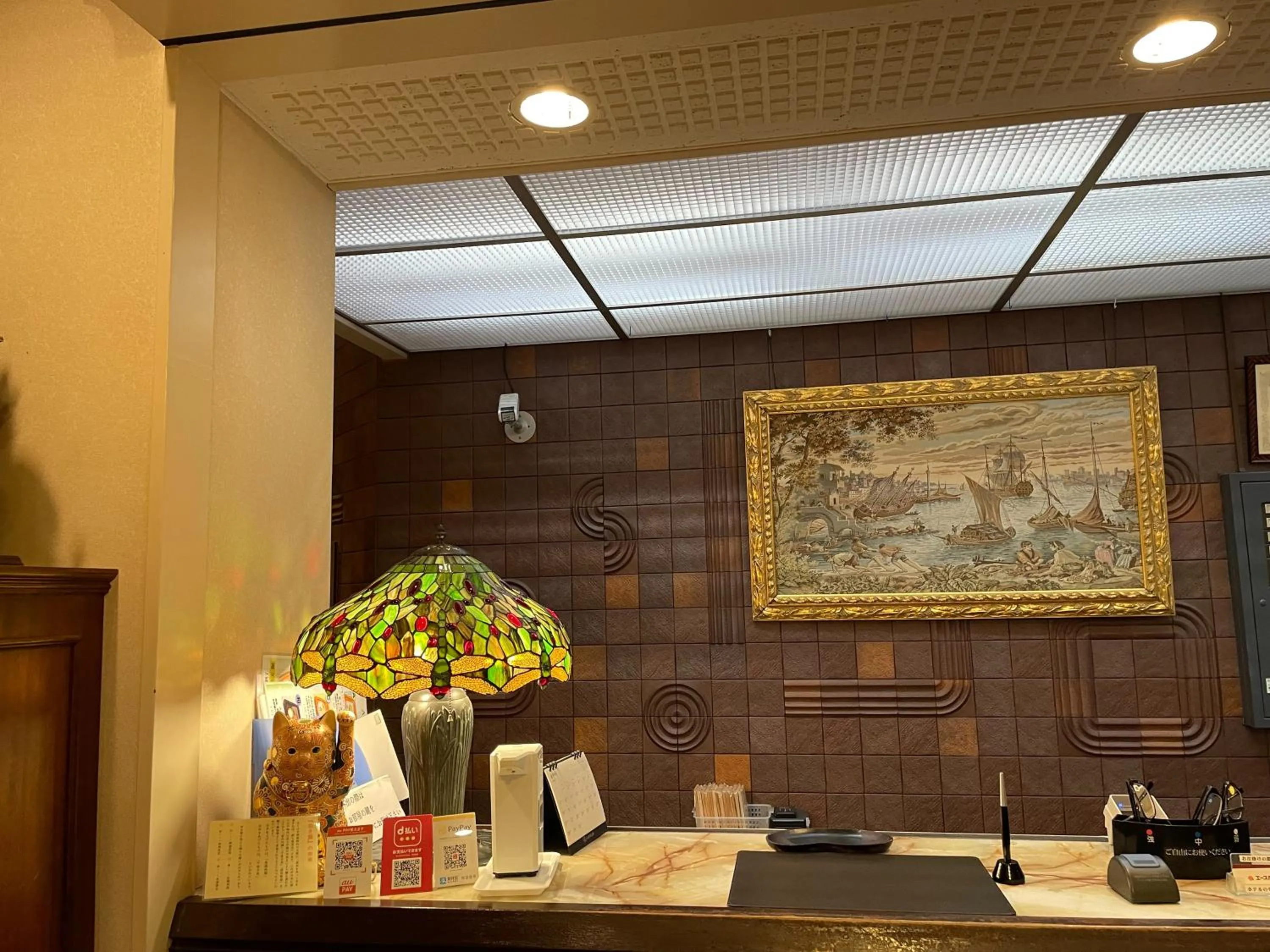 Decorative detail in Kiryu Ace Hotel