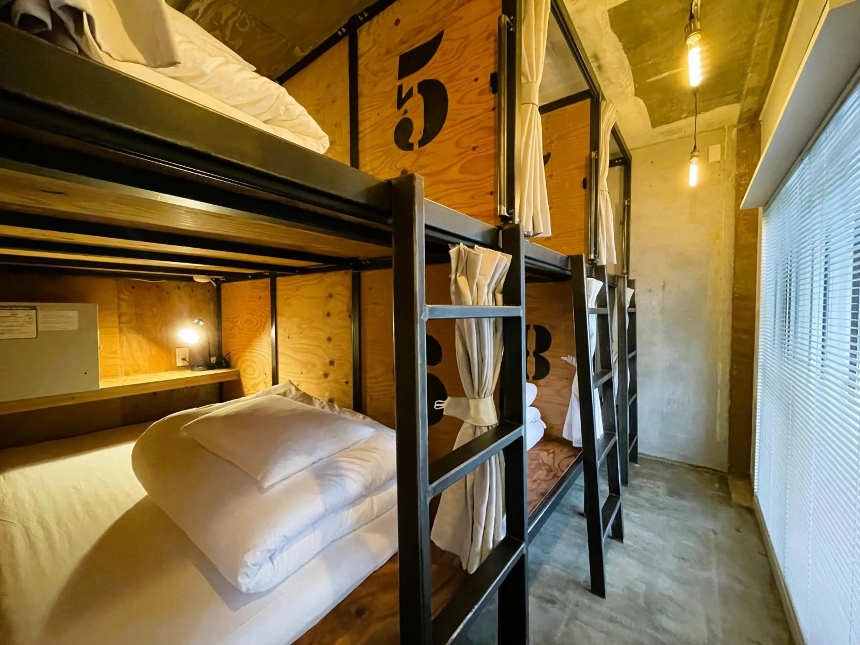 Bed in 365BASE outdoor hostel