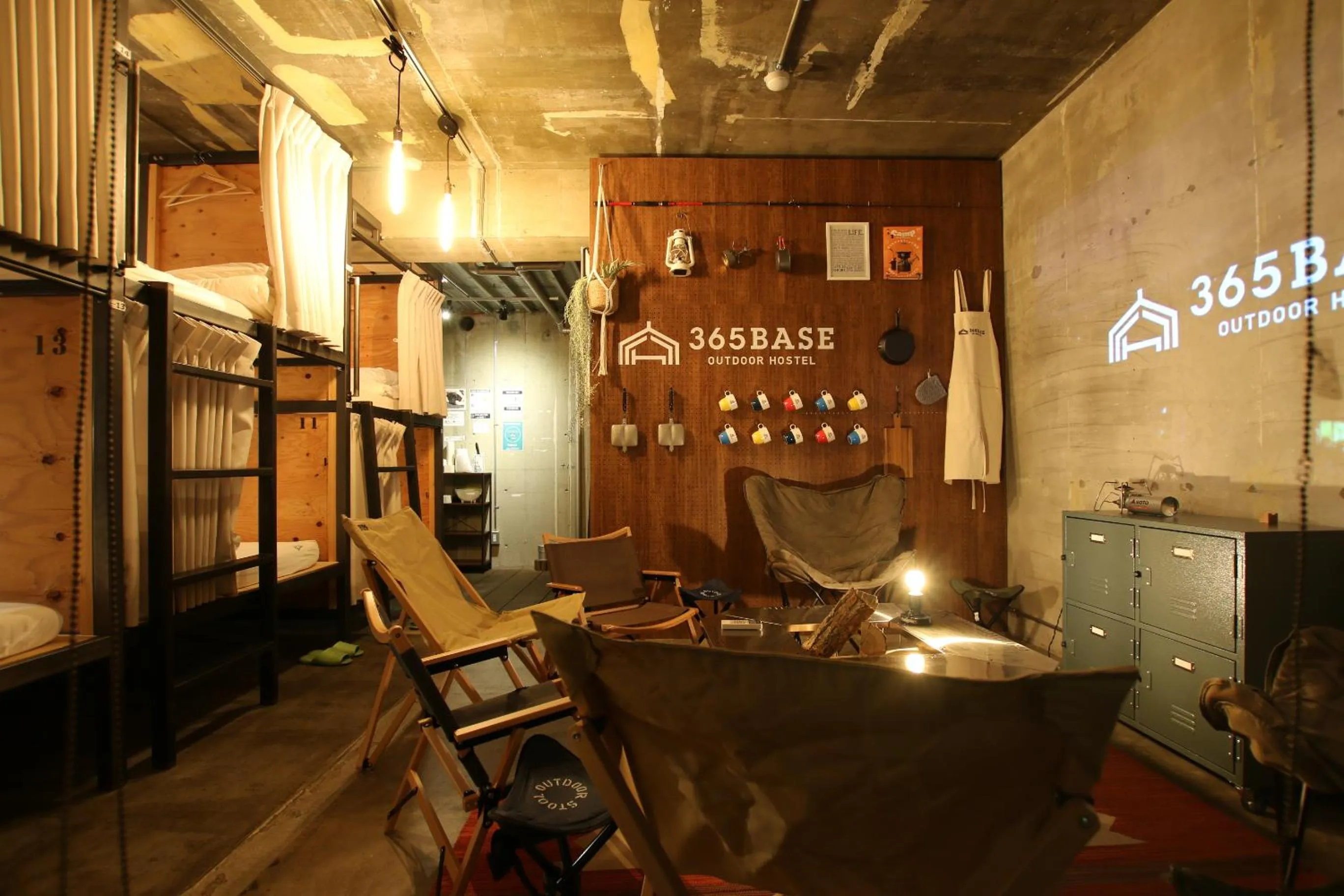 Photo of the whole room in 365BASE outdoor hostel