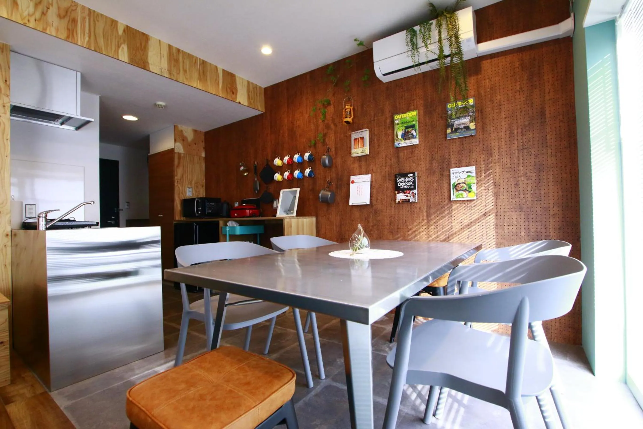 Kitchen or kitchenette in 365BASE outdoor hostel