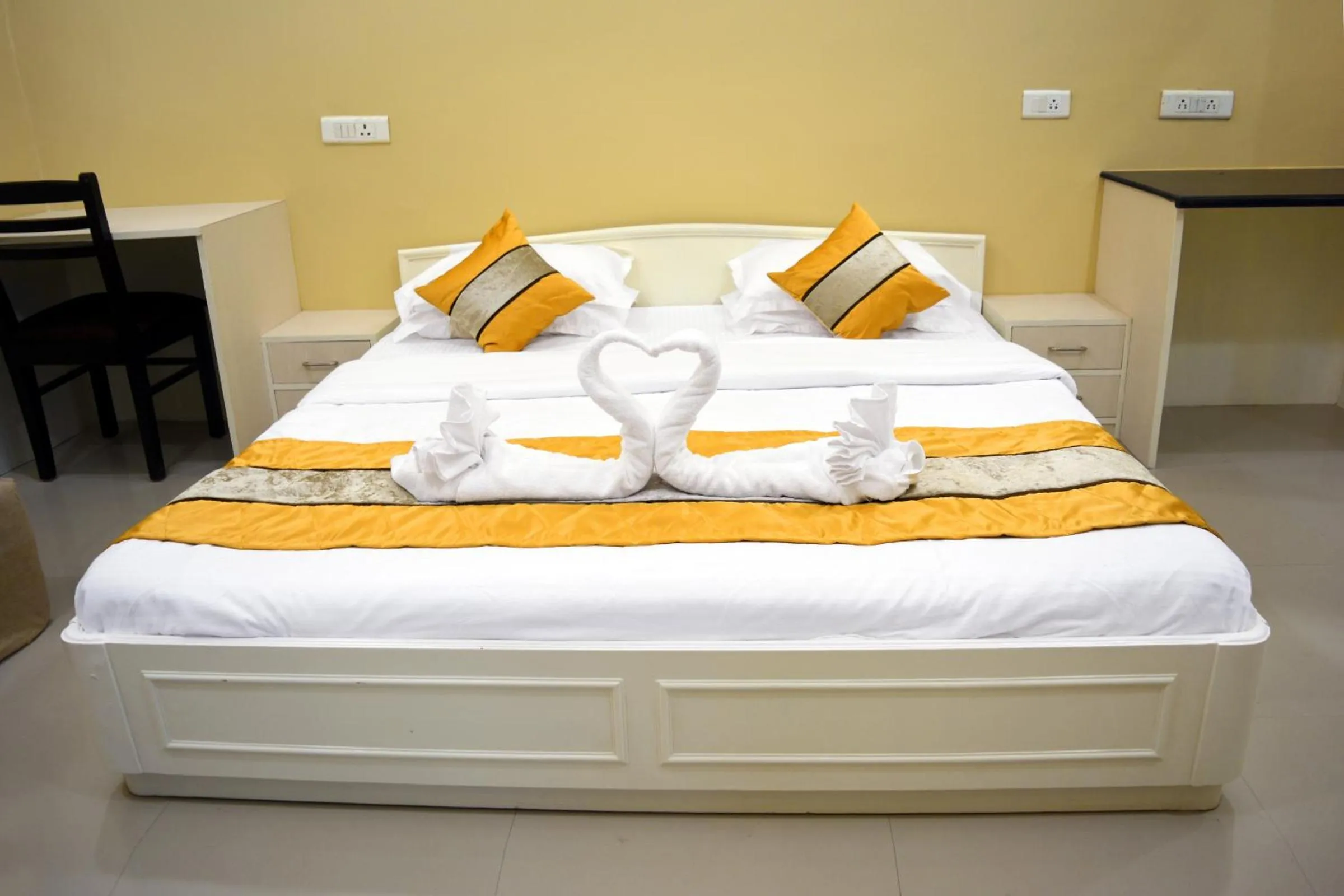 Bedroom, Bed in Kashyap Kunj