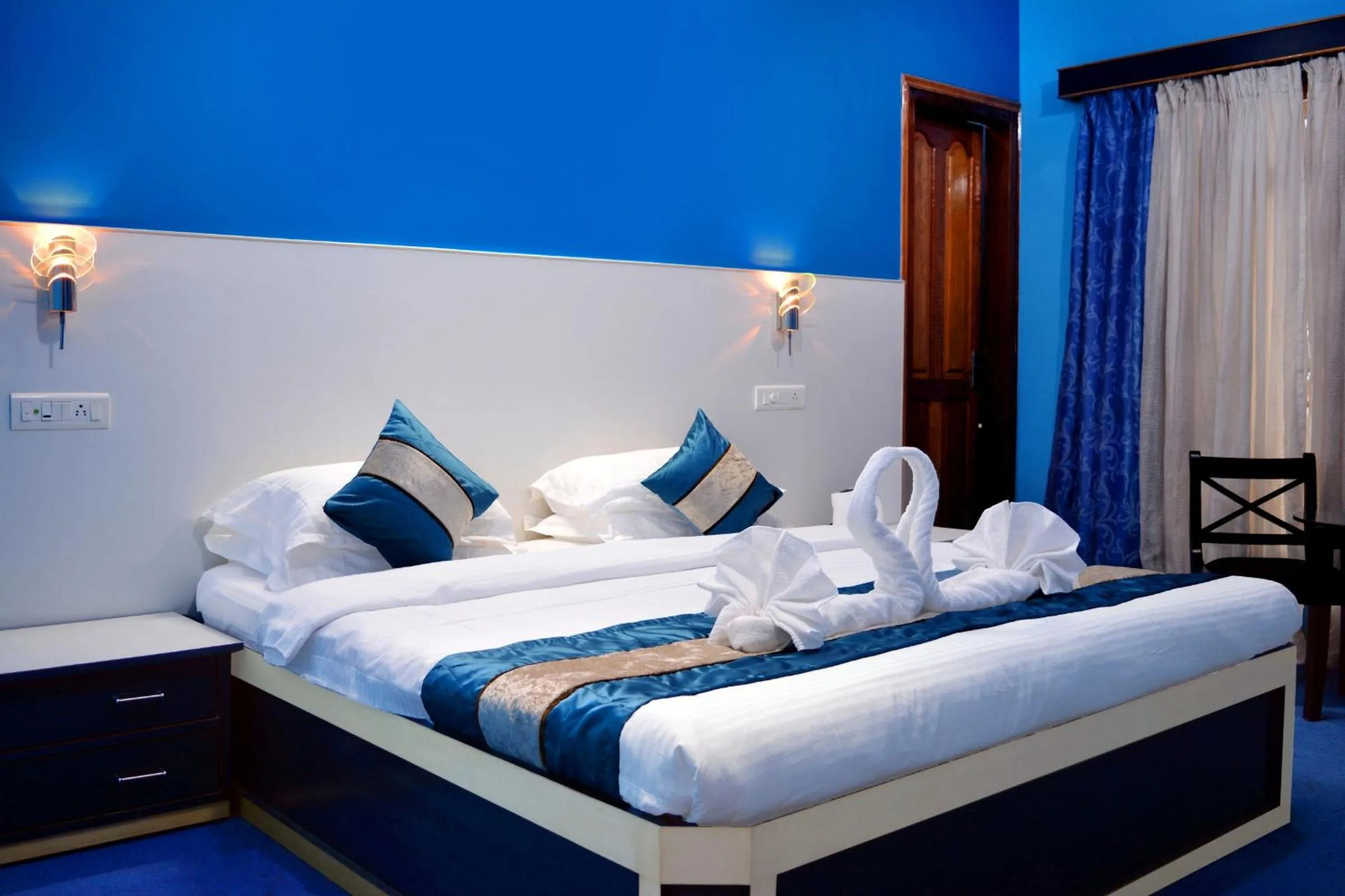 Bedroom, Bed in Kashyap Kunj