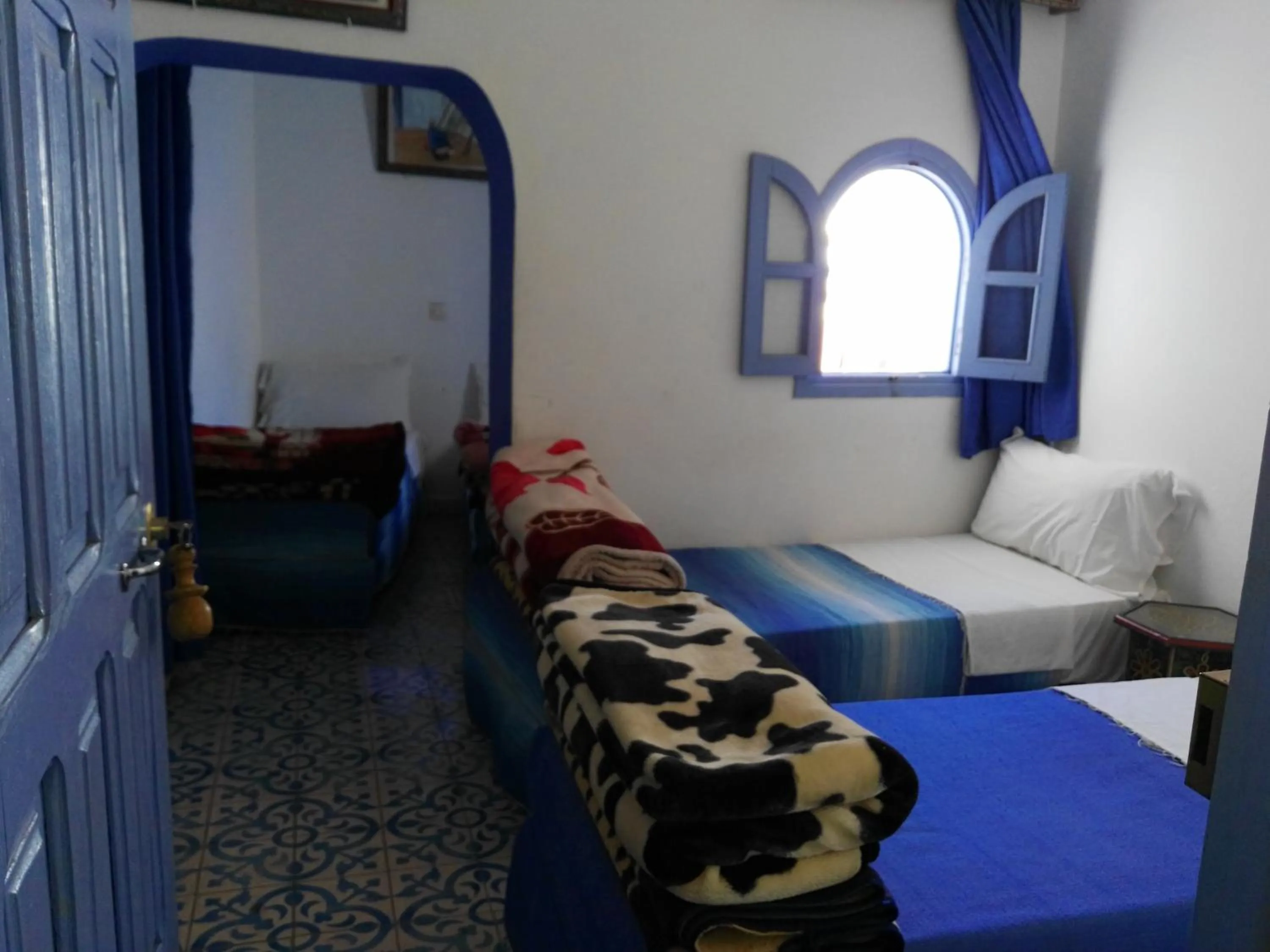 Bed in Hotel Ouarzazate