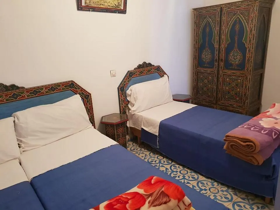 Bed in Hotel Ouarzazate