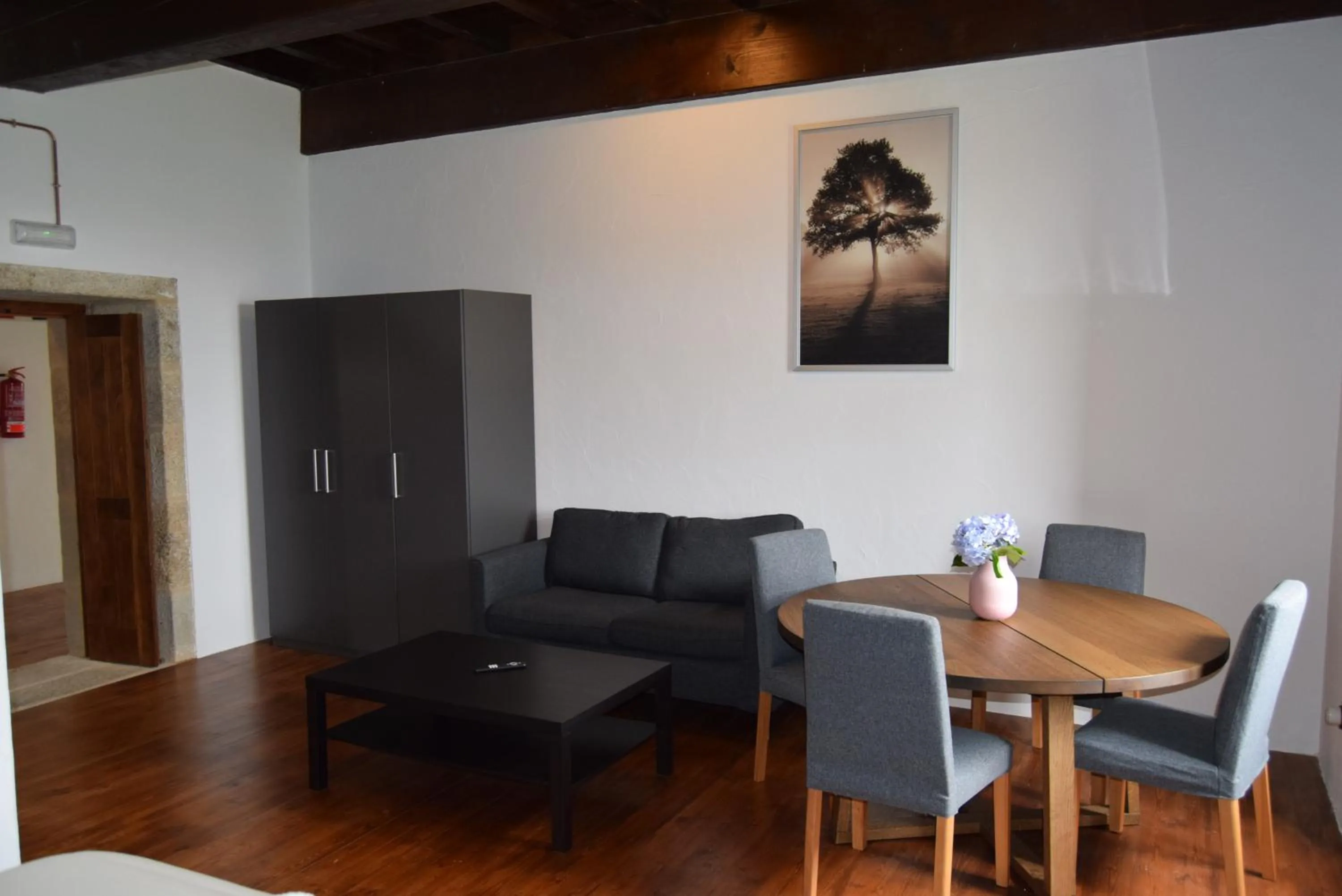 Seating area in Monasterio de Moraime