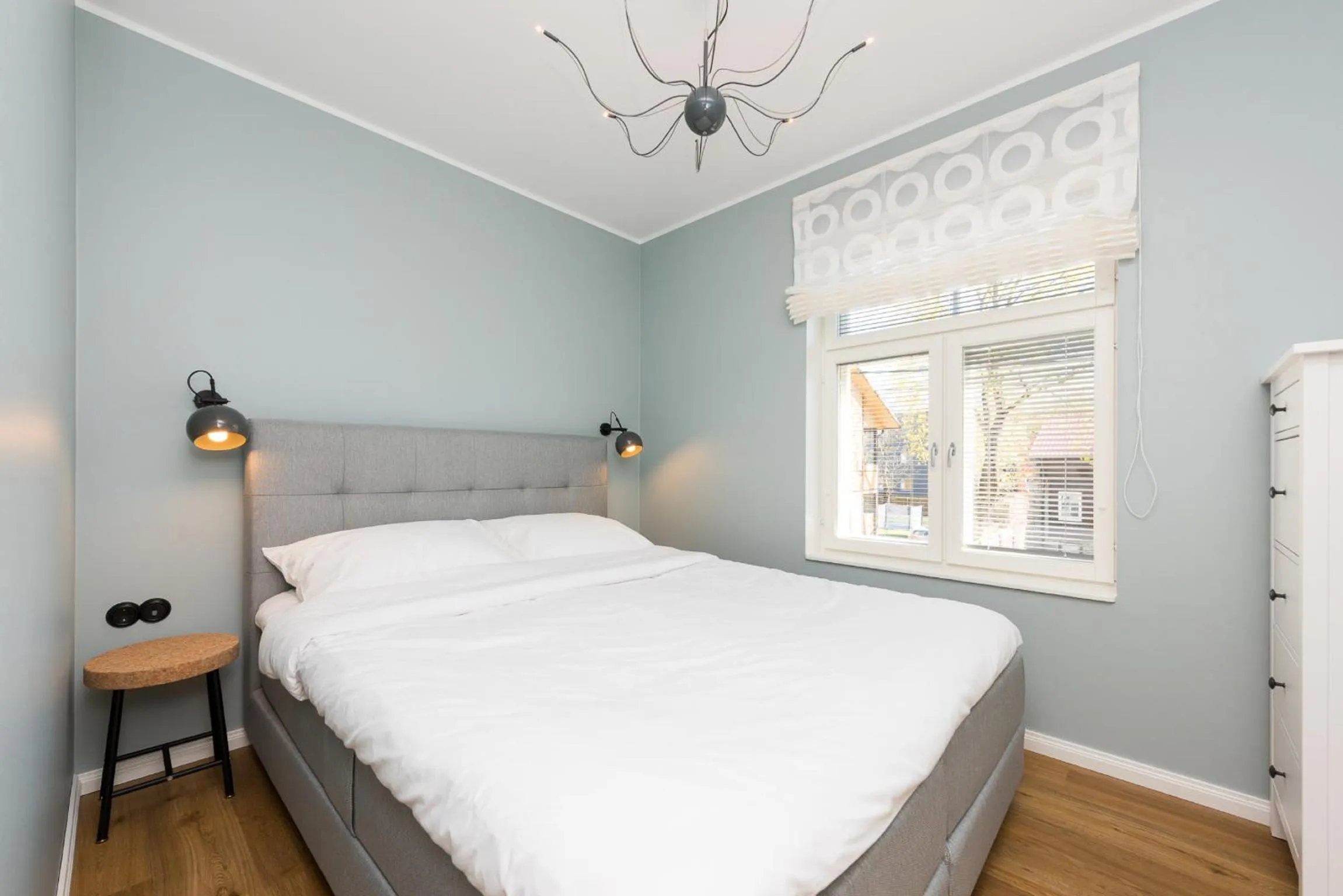 Bedroom, Bed in Tallinn Apartment Hotel - No Contact Check In