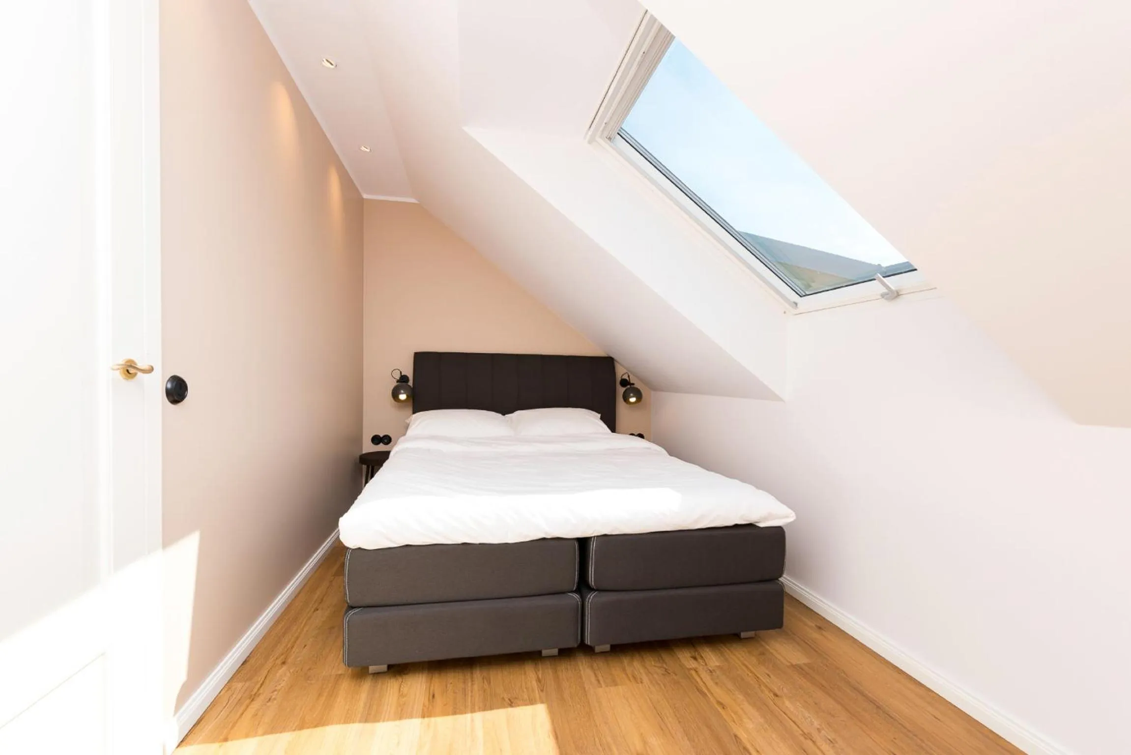 Bedroom, Bed in Tallinn Apartment Hotel - No Contact Check In