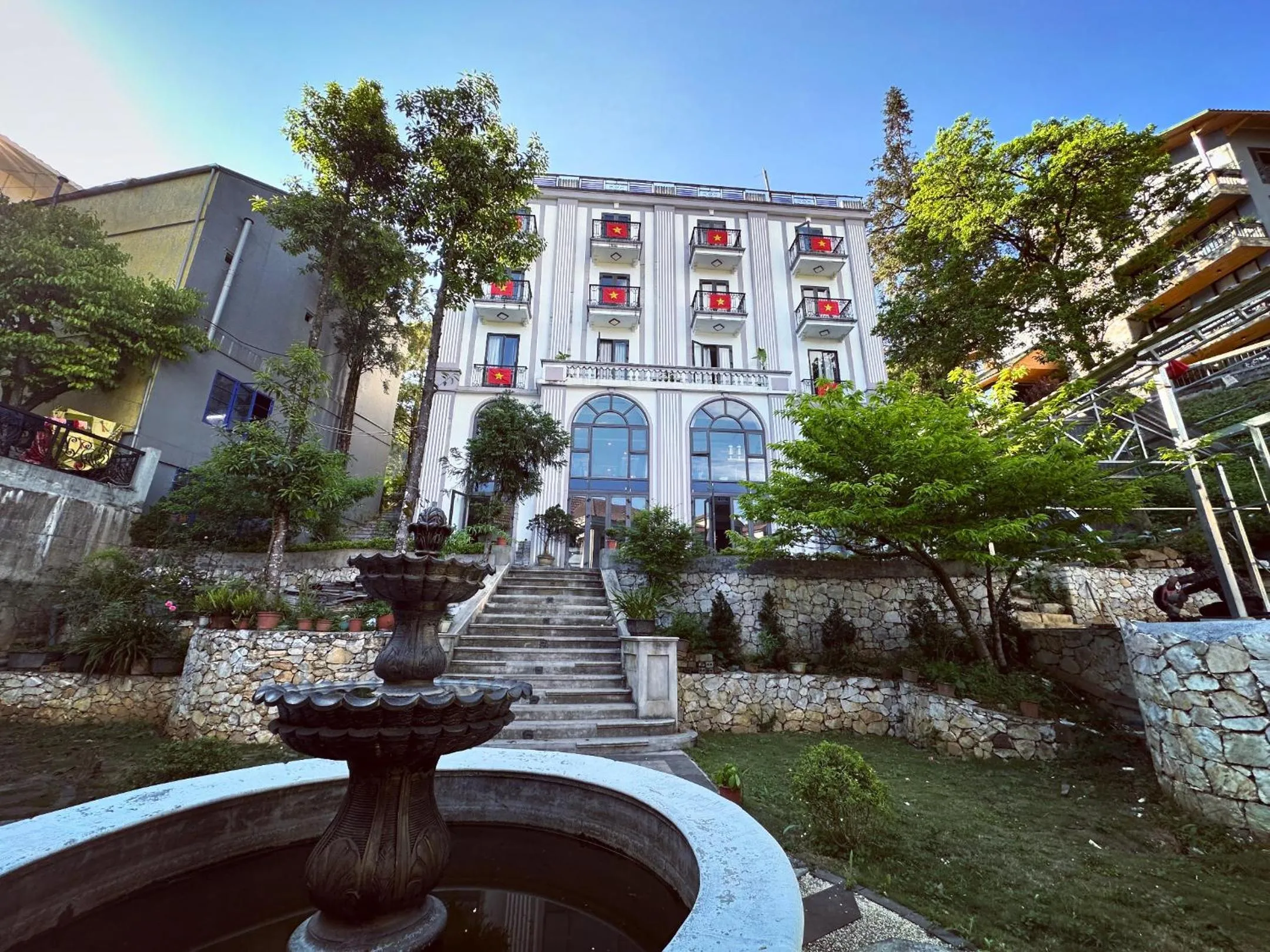 Property building in Sapa Wings Hotel