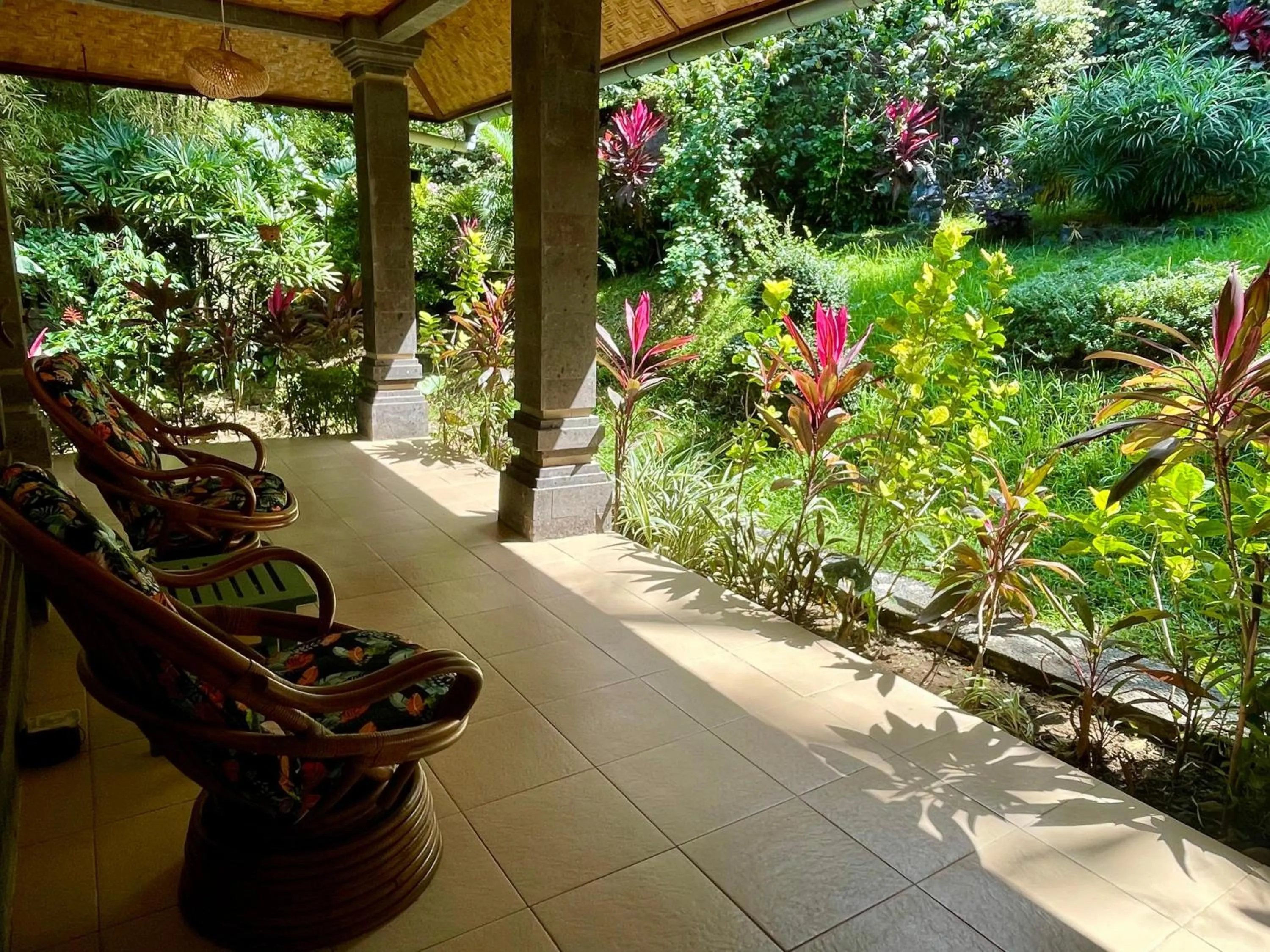 Balcony/Terrace in Dasa Wana - DW Jungle Resort - Candidasa