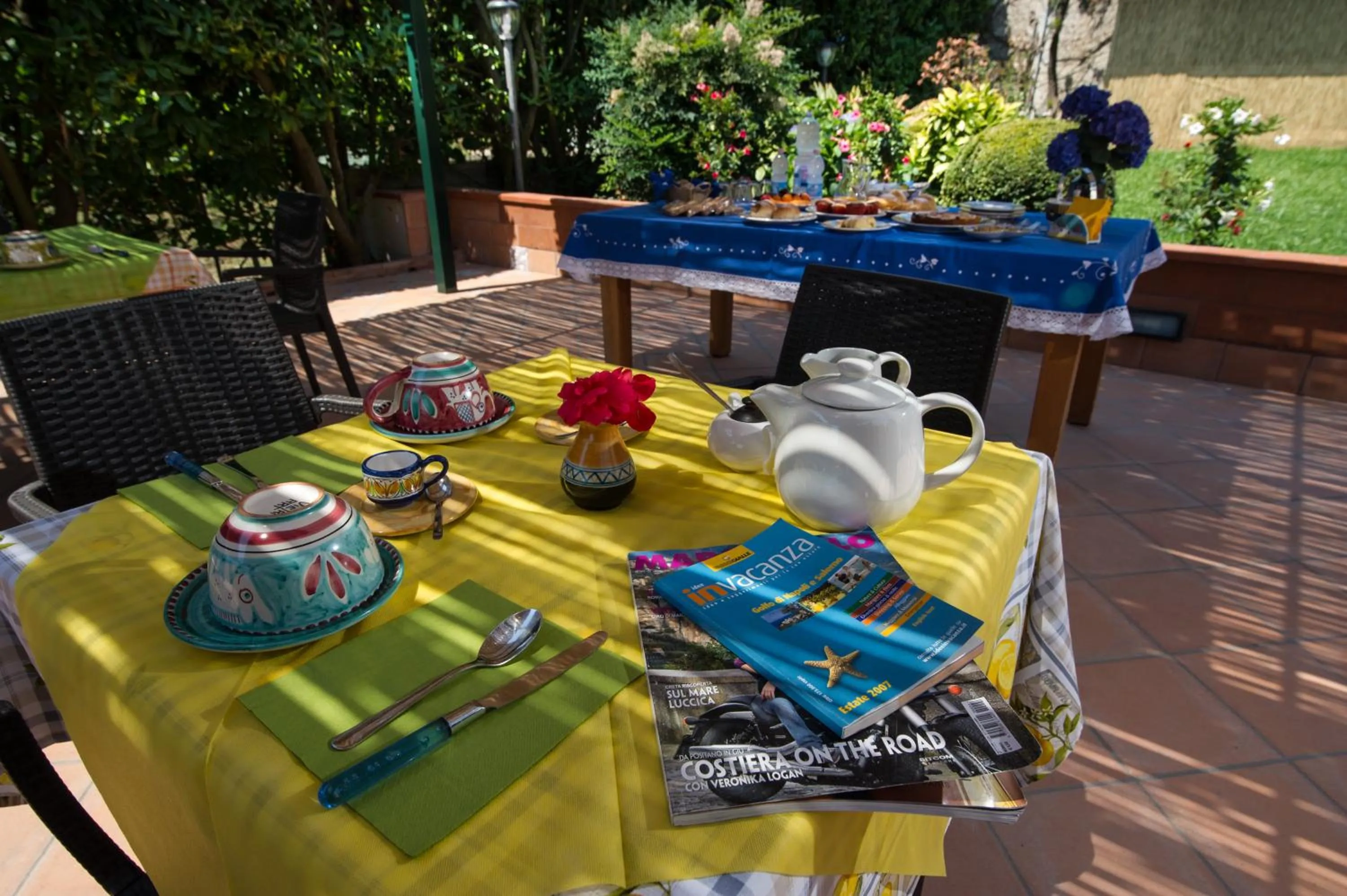 Patio in B&b Rosaria Amalfi Coast