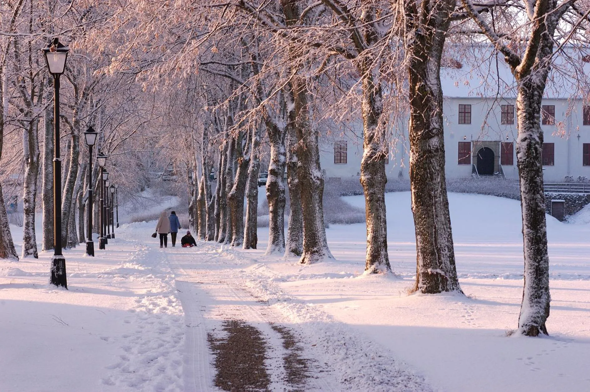 Winter in Sundbyholms Slott