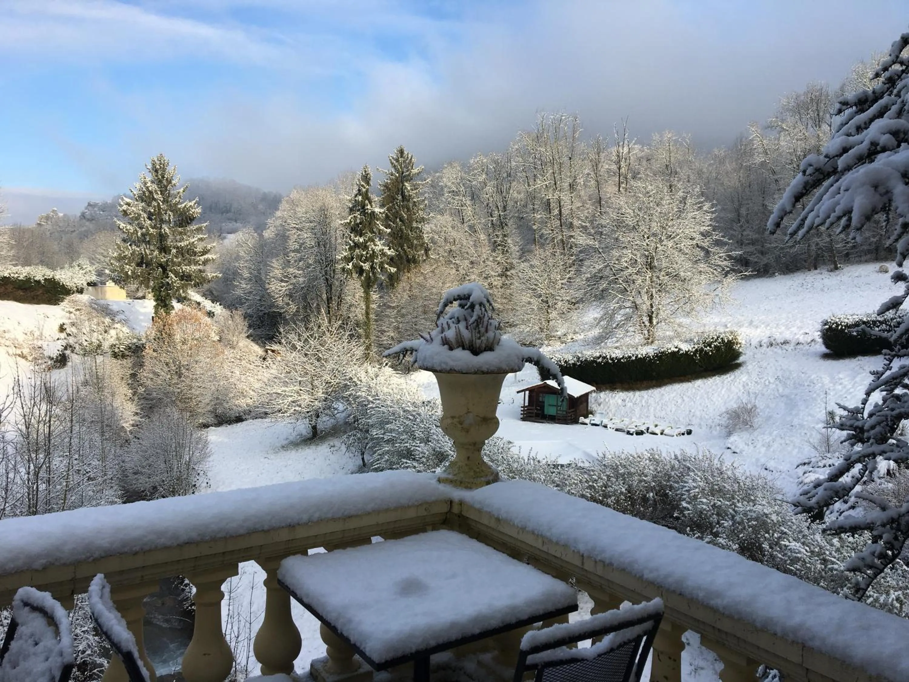 Balcony/Terrace in Domaine Du Moulin Vallée Heureuse