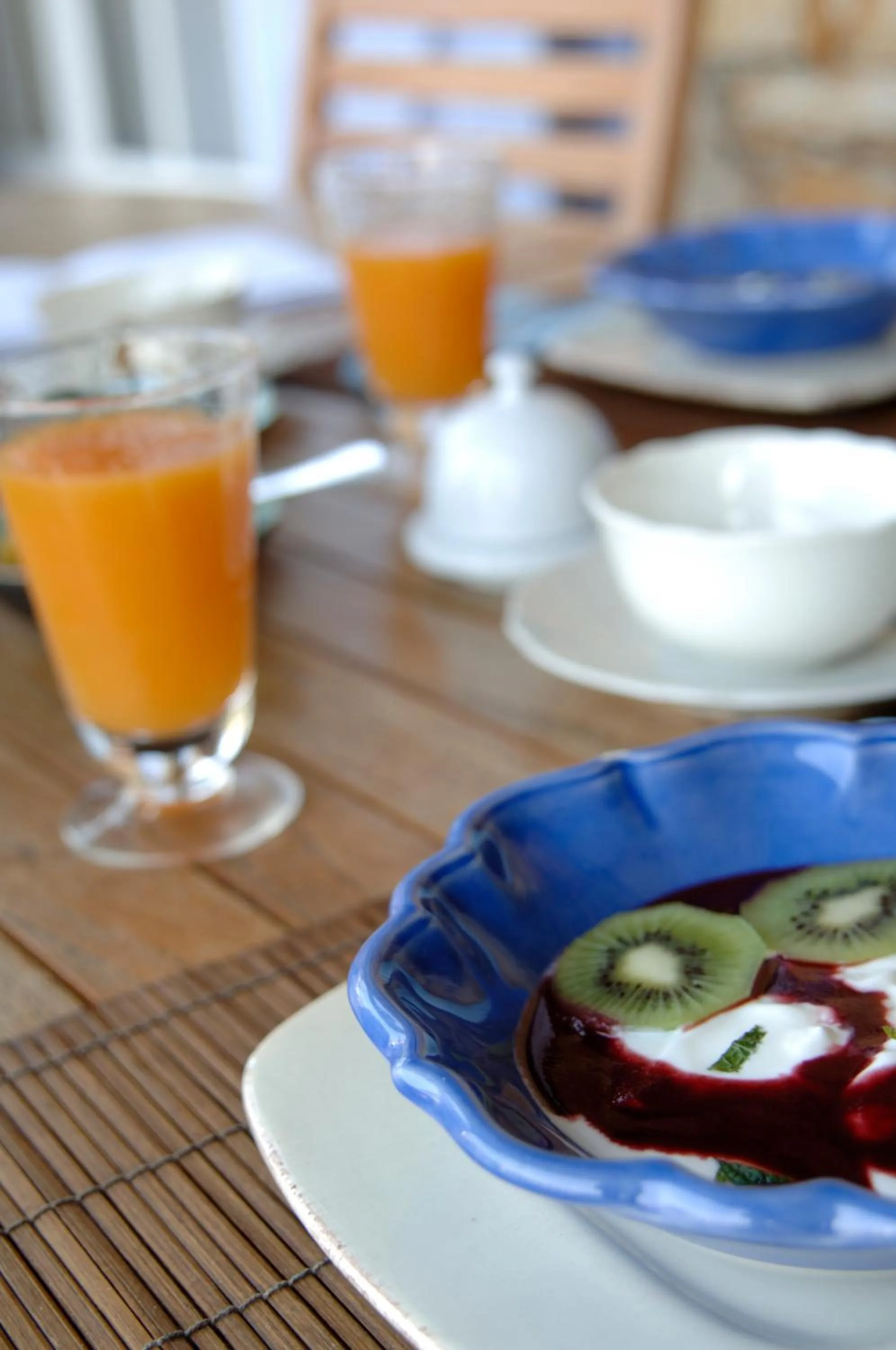 Continental breakfast in Lou Candelou