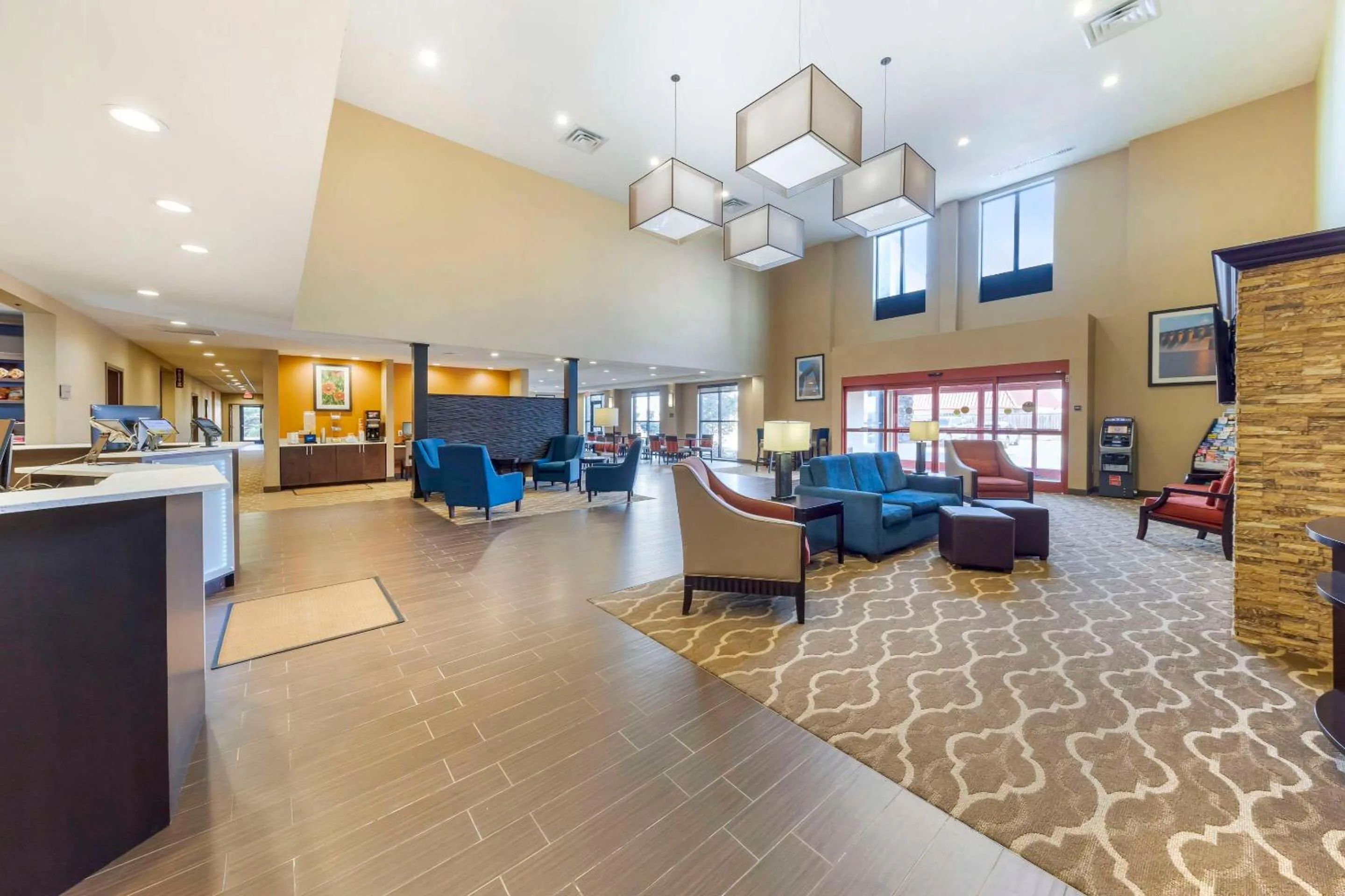 Lobby or reception in Comfort Suites Meridian and I-40