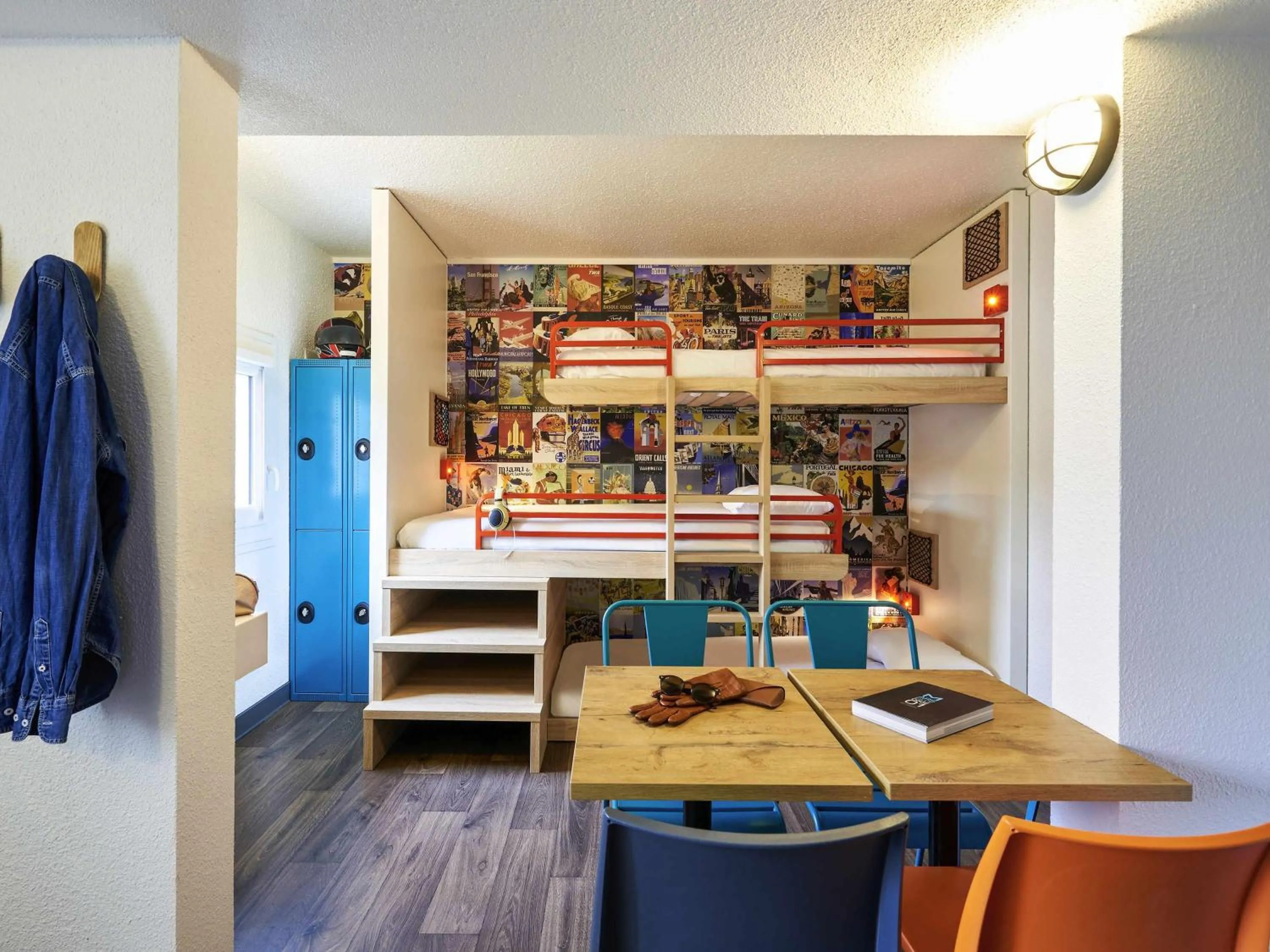 Bedroom, Bed in hotelF1 Nemours