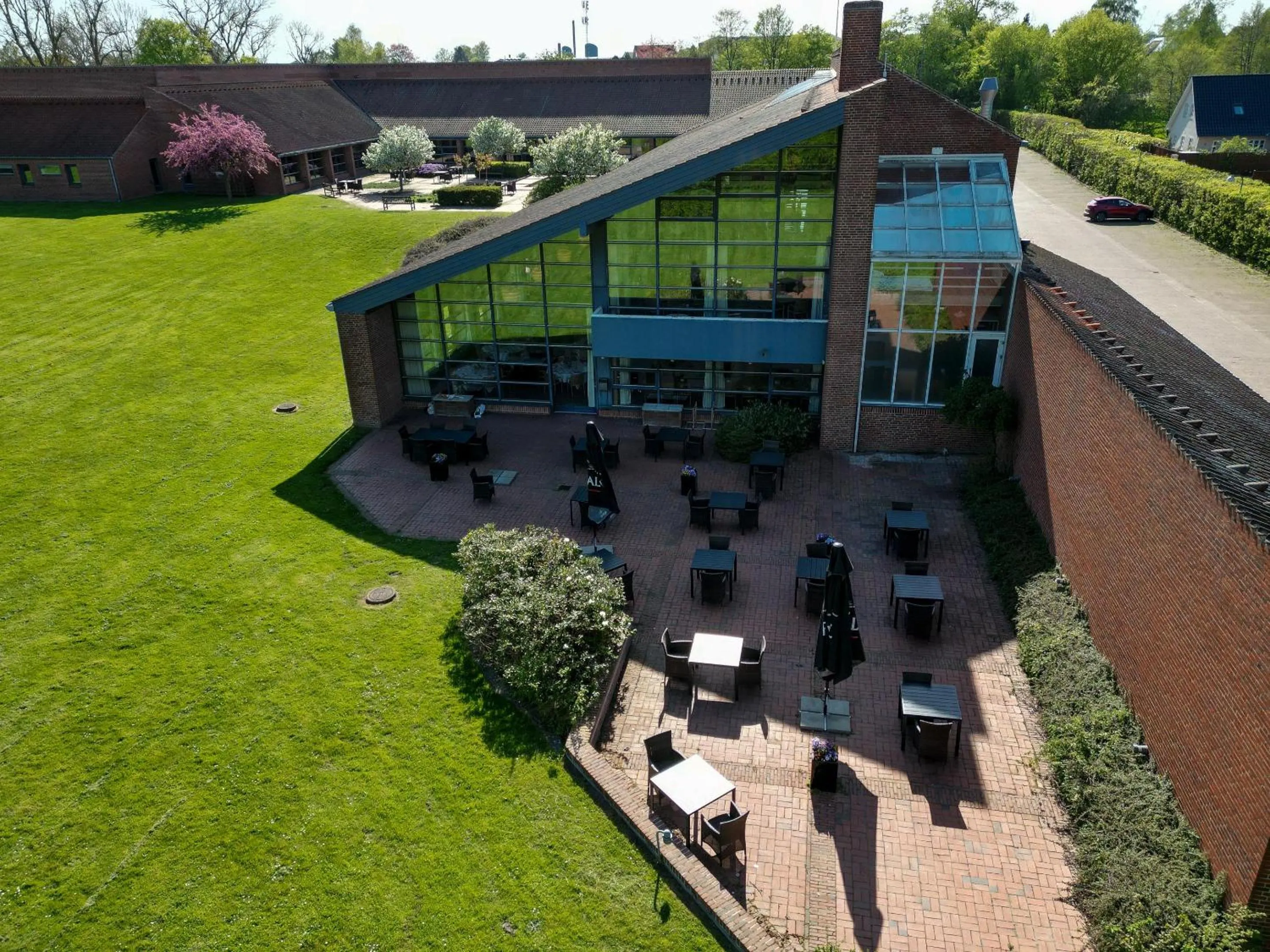 Balcony/Terrace in Bymose Hegn Hotel & Kursuscenter