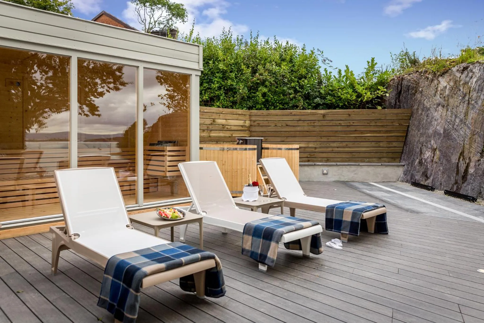 Patio in Eccles Hotel and Spa