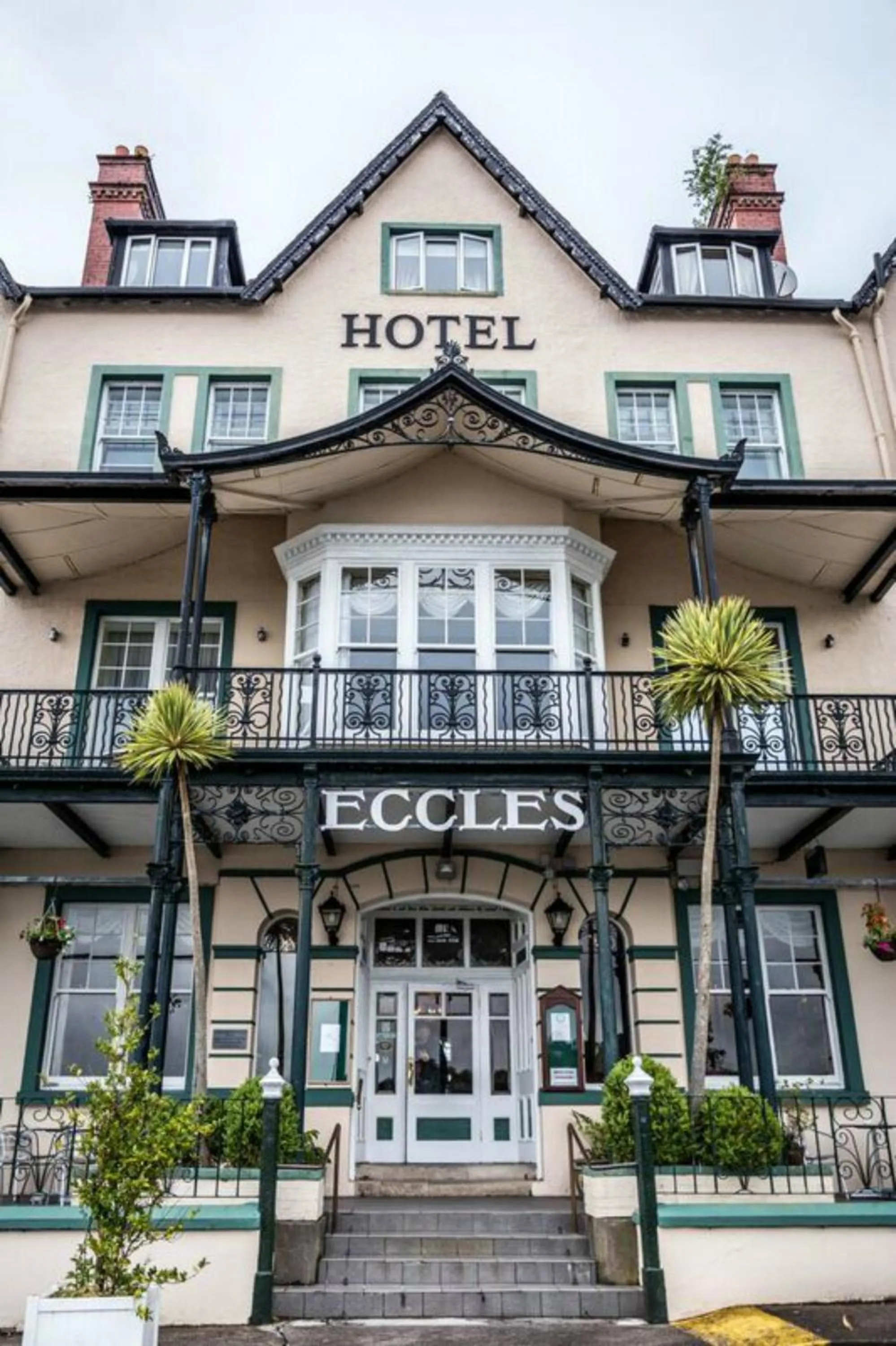 Facade/entrance in Eccles Hotel and Spa