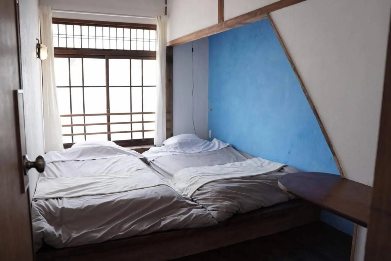 Bed in Taketa Ekimae Hostel cue