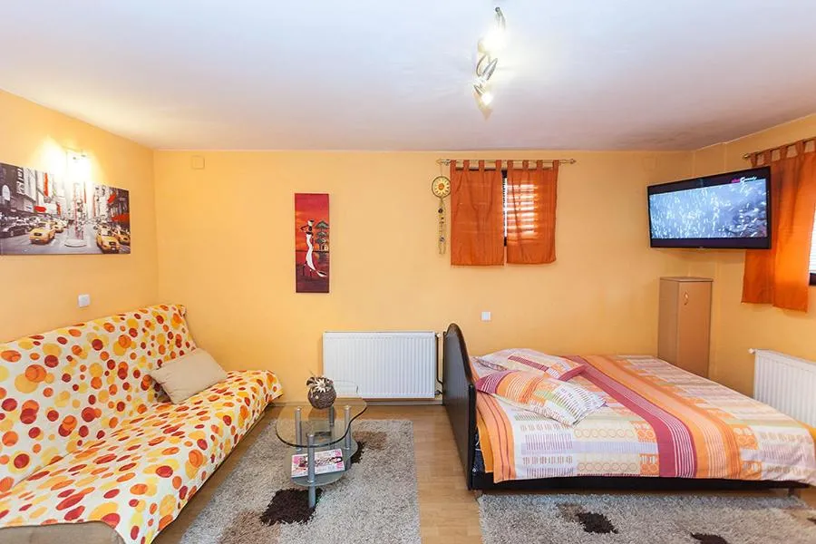 Bed in Apartments Milena Zlatibor - Dvorište & Parking