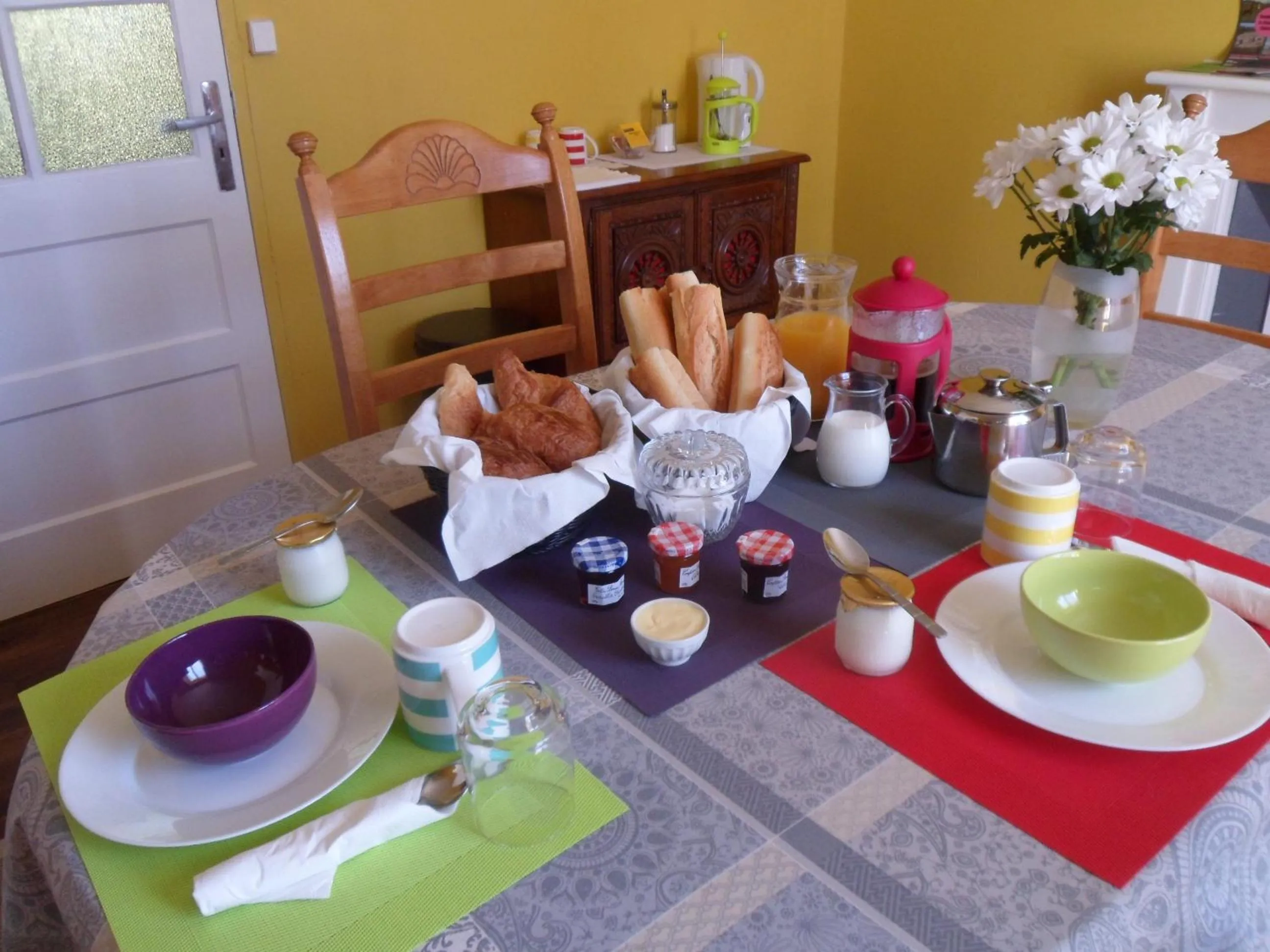 Continental breakfast in Riverside Bed and Breakfast