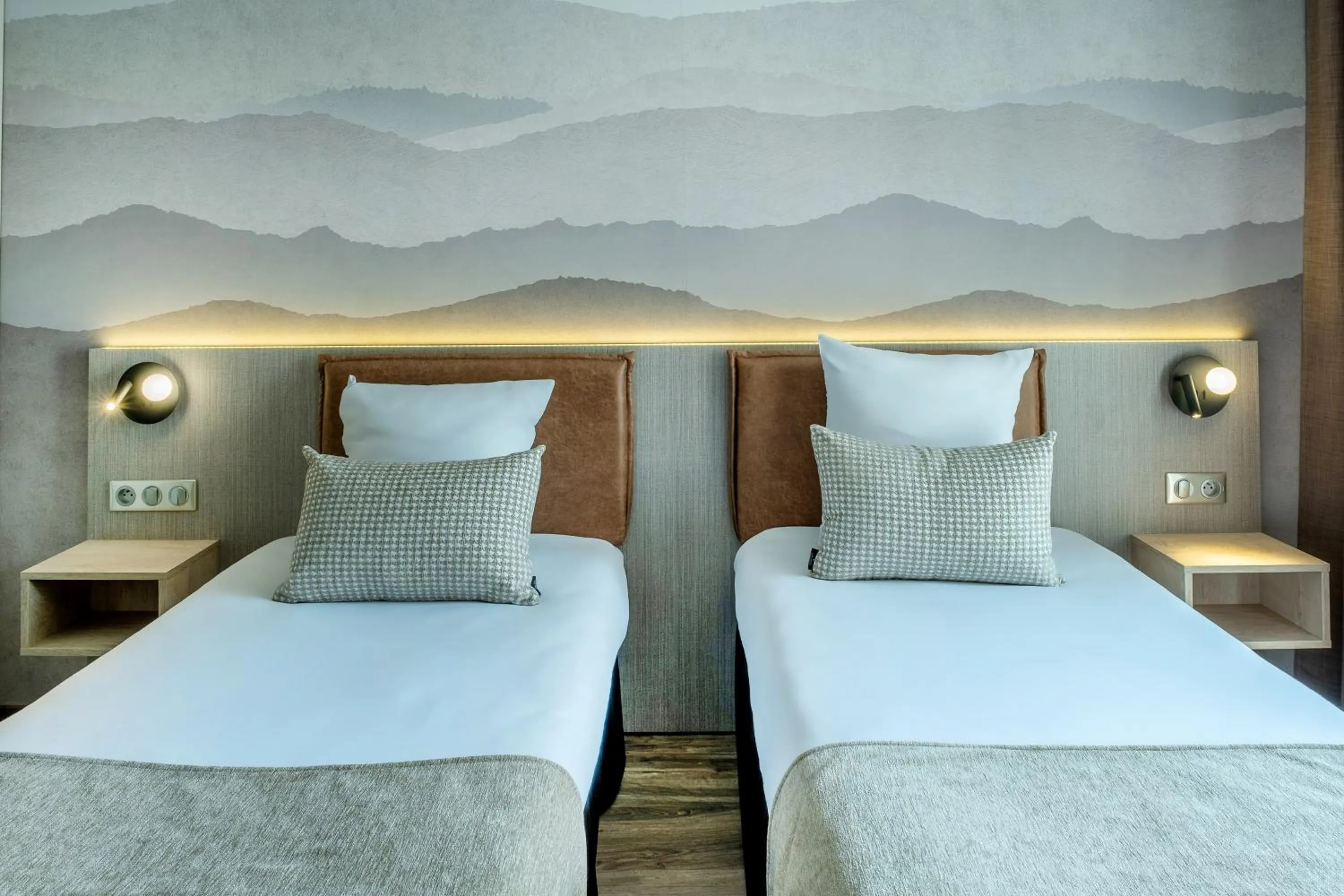 Bed in Hôtel La Solitude