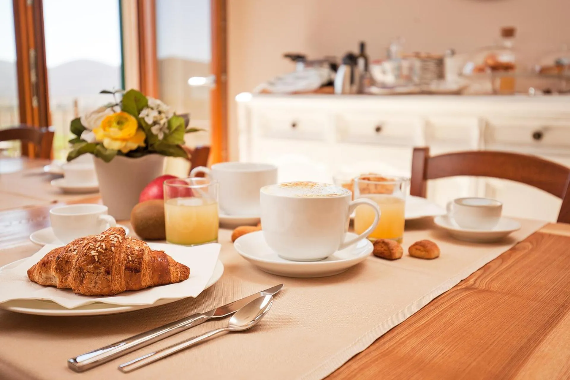 Breakfast in Poggiolivi Agriturismo Bio in Maremma