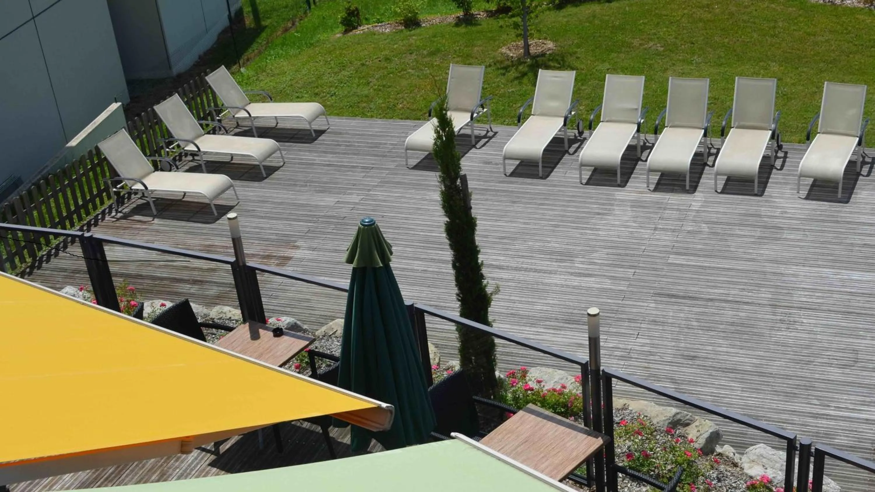 Balcony/Terrace in Hôtel Le Palladior Voiron