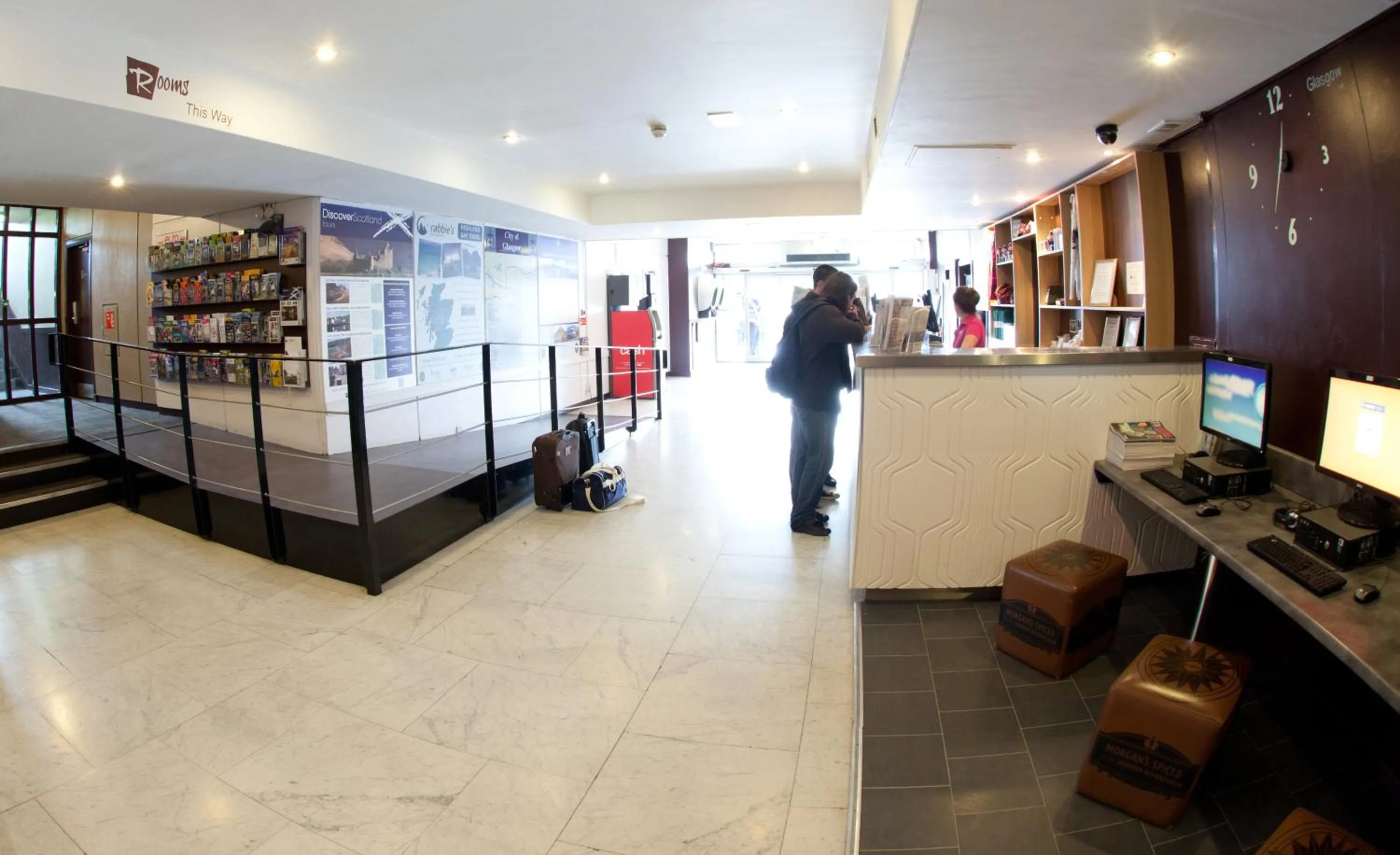 People, Lobby/Reception in Euro Hostel Glasgow