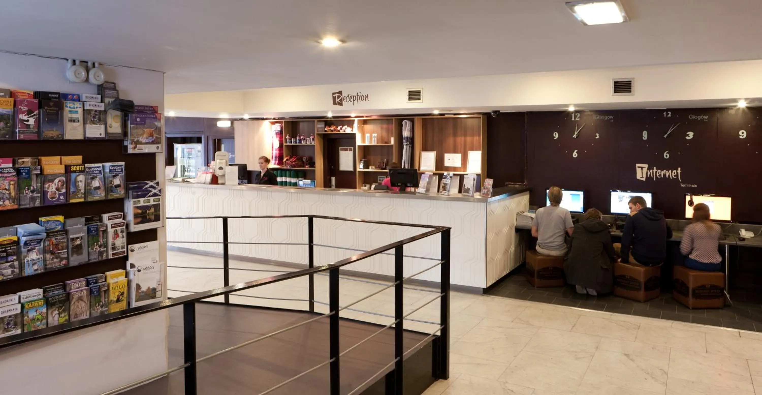 Lobby or reception in Euro Hostel Glasgow